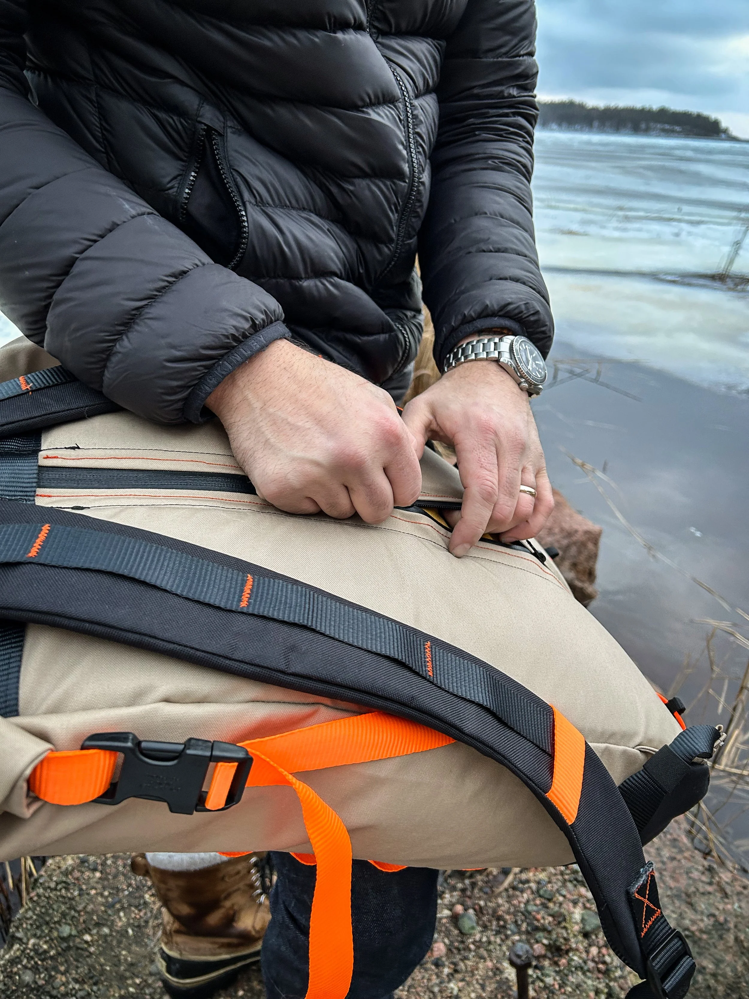 Adventure donkey, Back opening custom