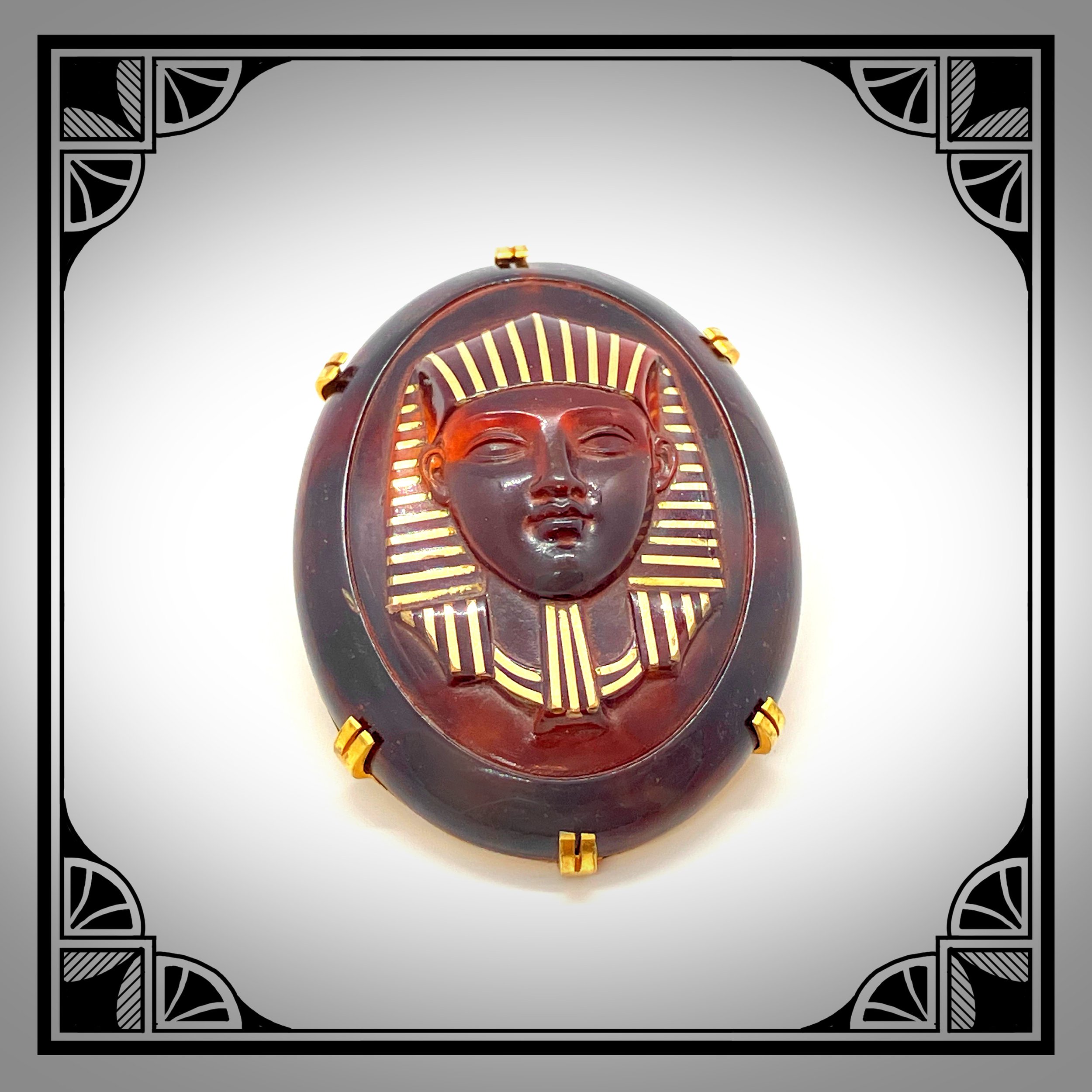 c1950 Egyptian-Revival brooch with Pharaoh cameo 2.jpg
