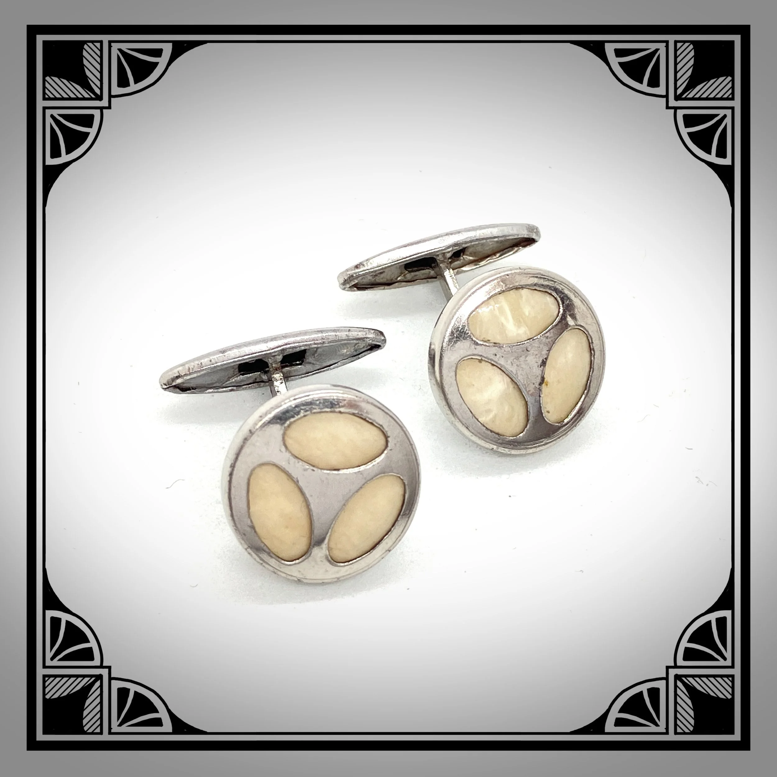 1920s white metal cellulloid cufflinks 6.jpg