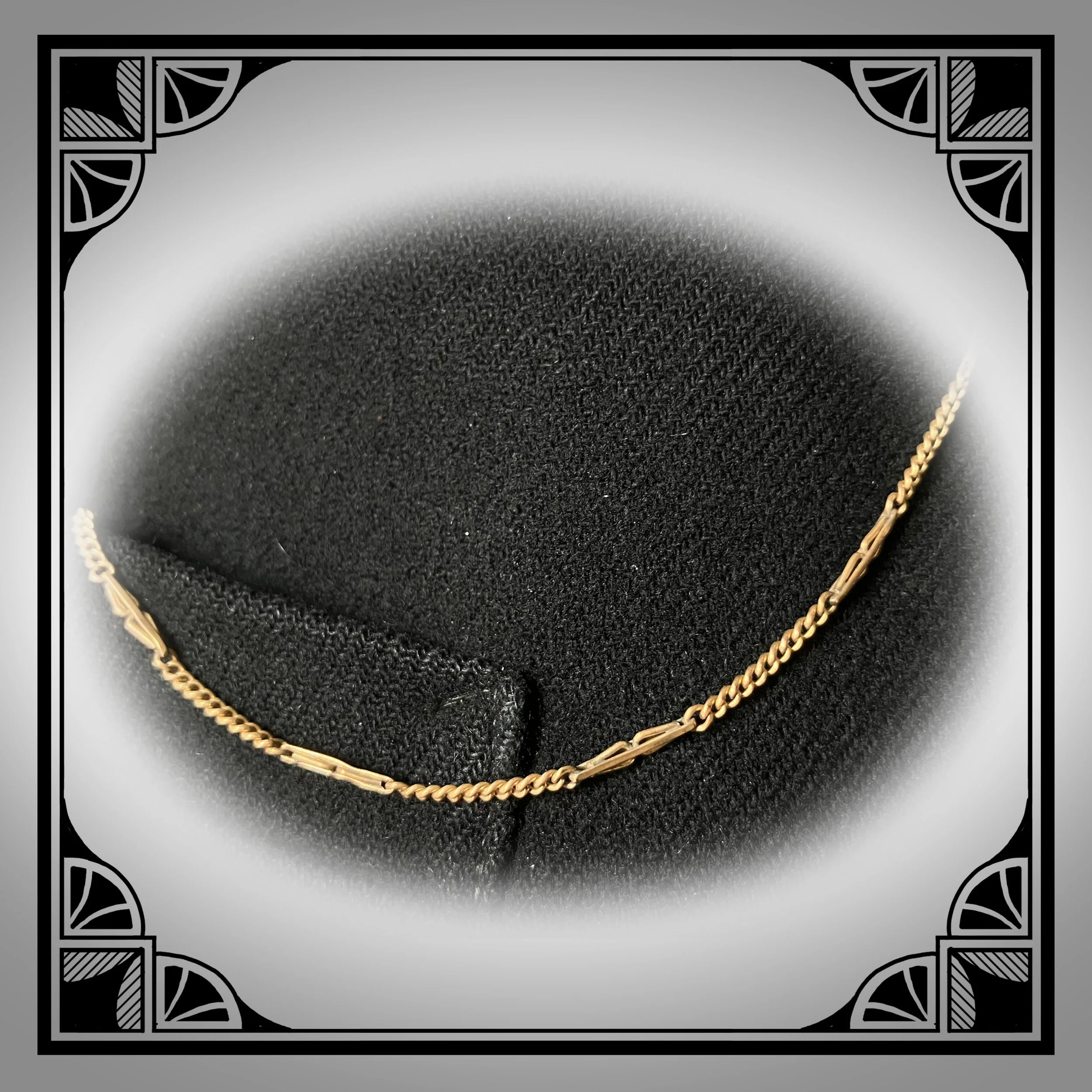 1920s German Gold Waldemar chain by Kollmar and Jourdan 6.jpg