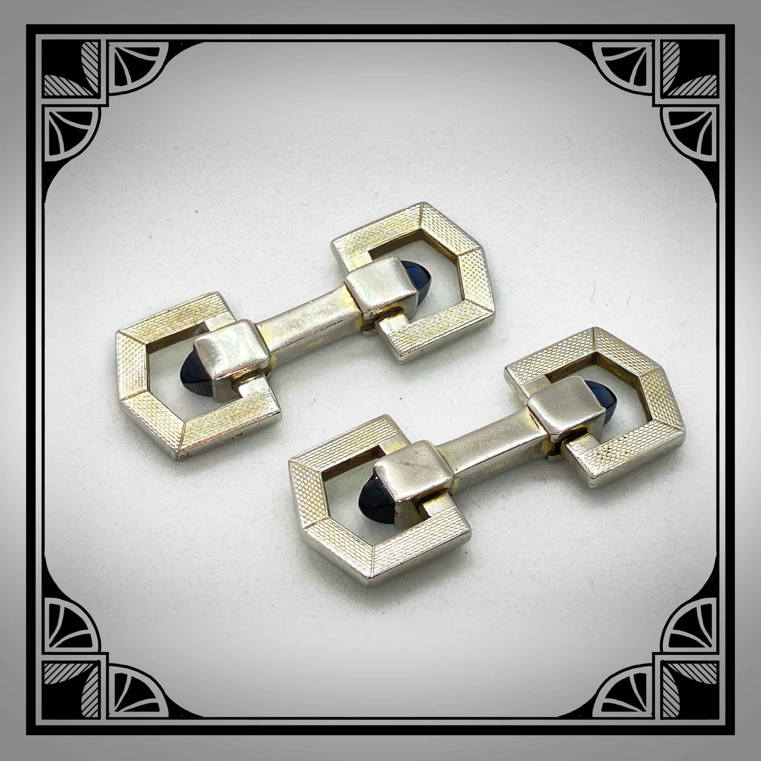 1930s Art Deco stirrup cufflinks 2.jpg