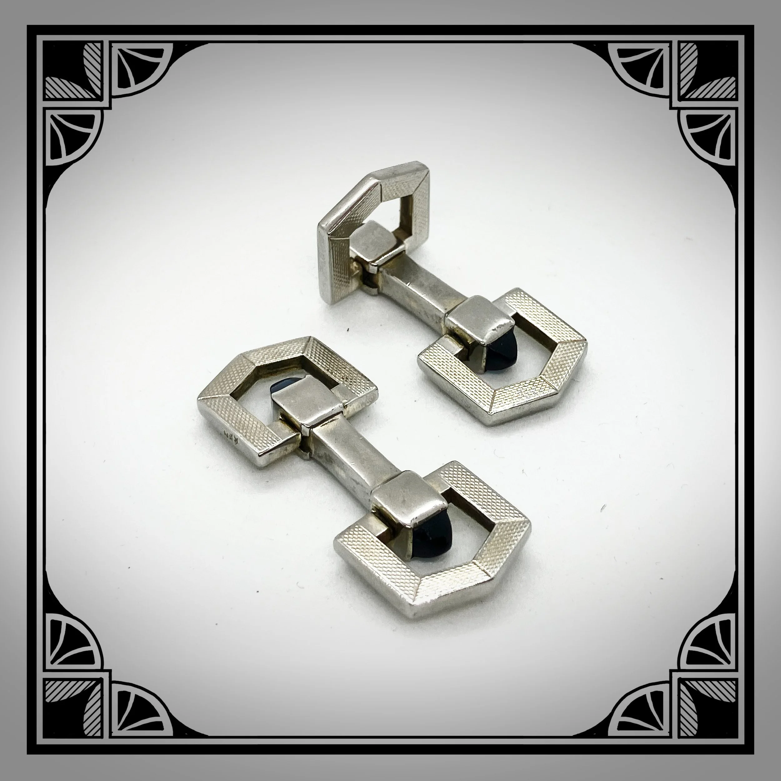1930s Art Deco stirrup cufflinks 4.jpg