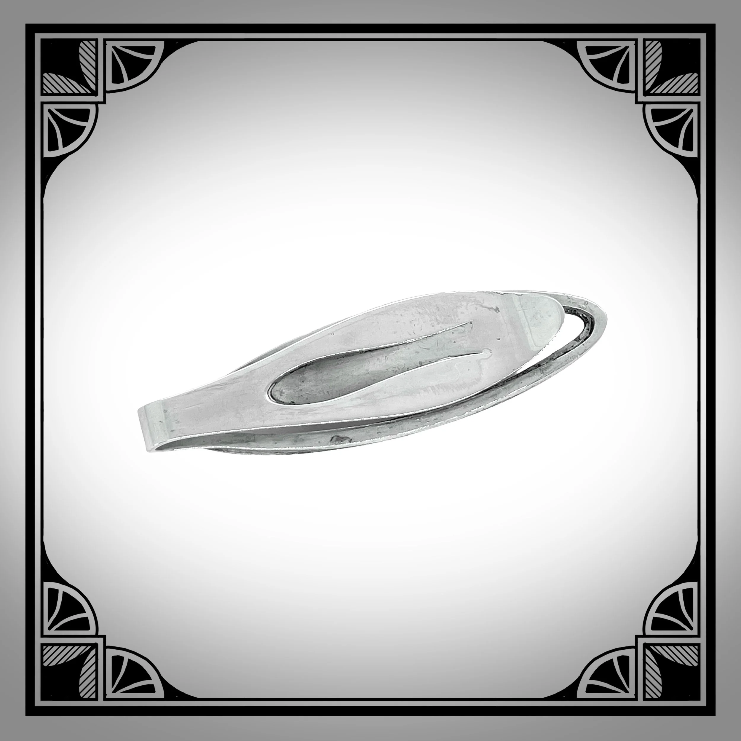 c1930 White Metal Openwork Tie-Clip with painted Enamel Racing Car 2.jpg