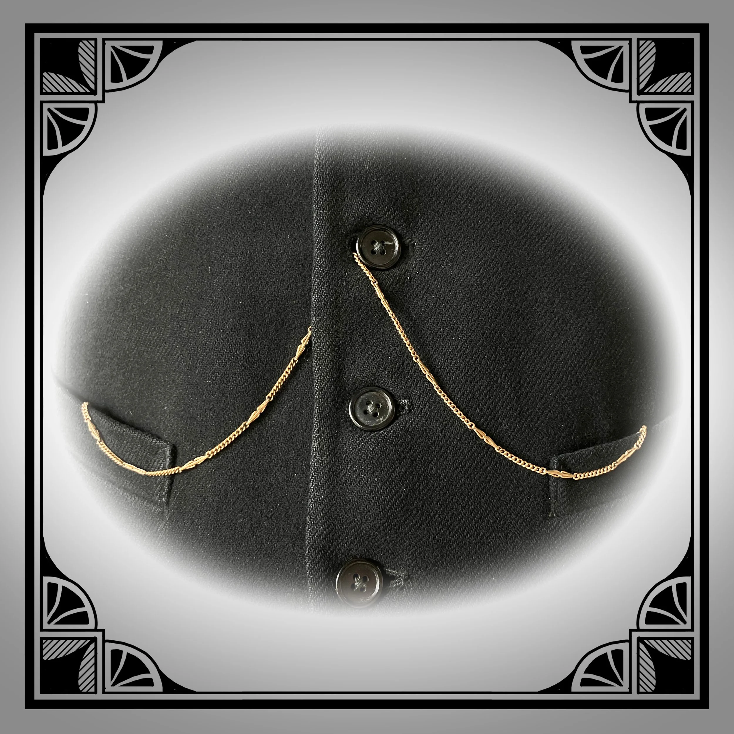 1920s German Gold Waldemar chain by Kollmar and Jourdan 5.jpg