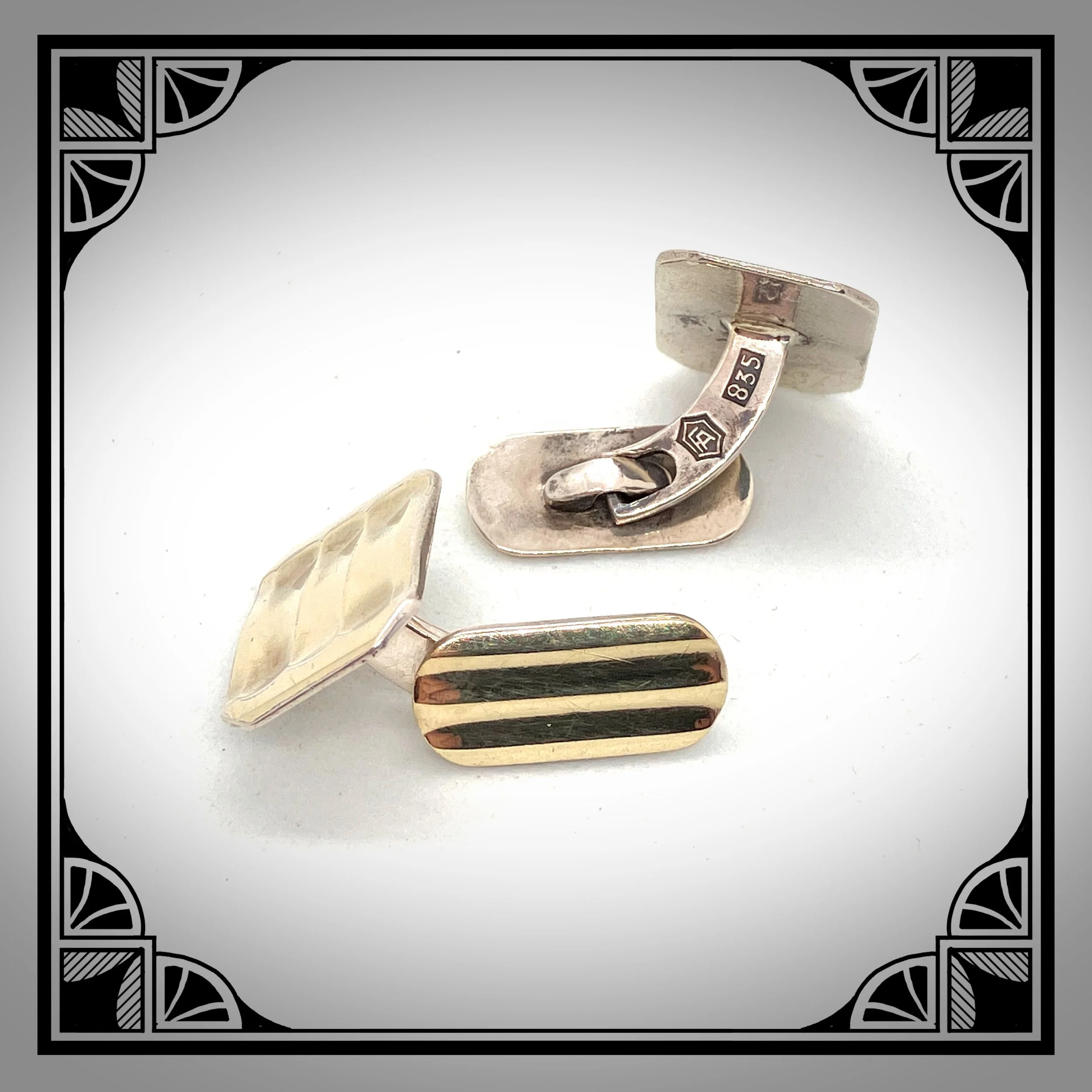 1930s Silver cufflinks by Fuhner & Assmus 5.jpg