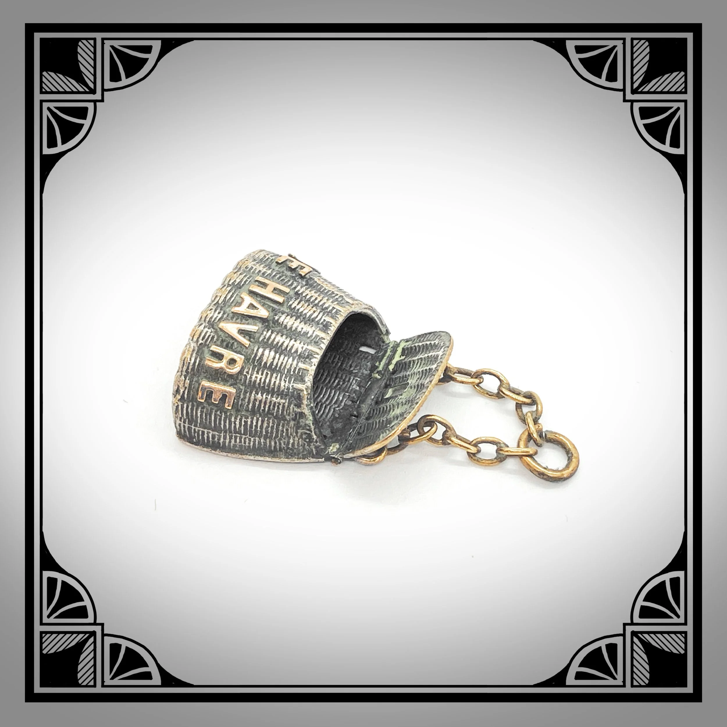 1900s French Silver-Plated Souvenir Shrimp Brooch & Basket Pendant 4.jpg