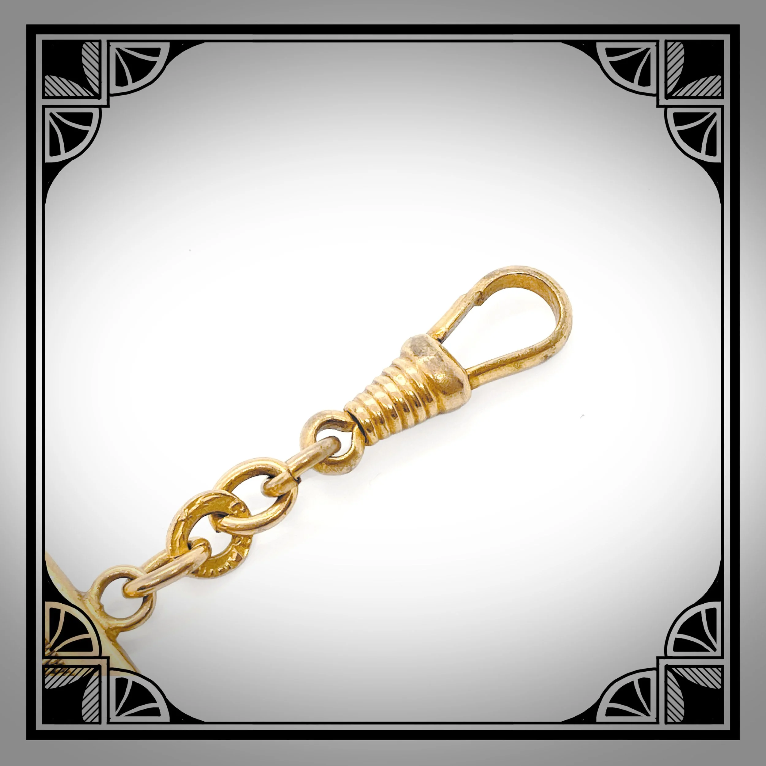 1920s 1920s gold plated mesh chain fob 2.jpg