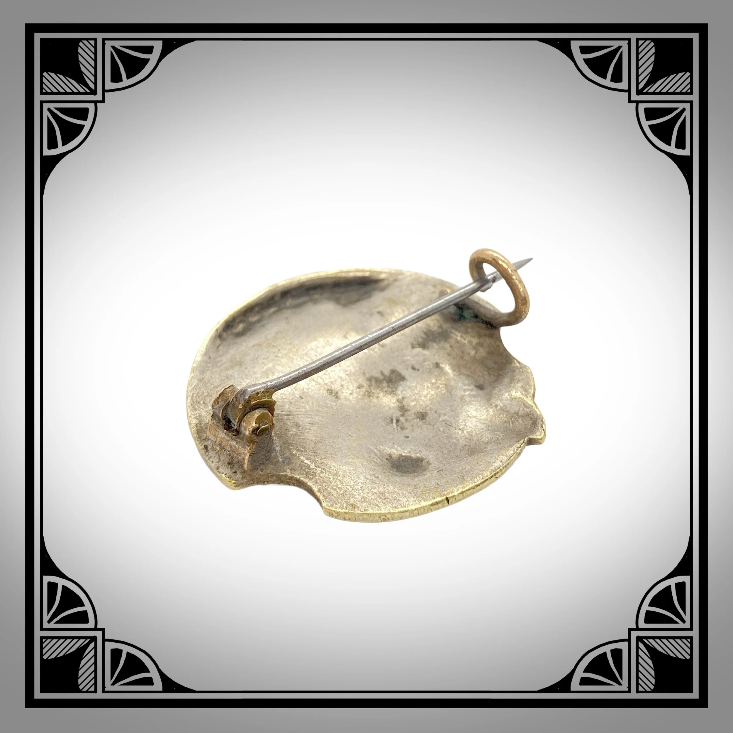 1900s French Silver-plated Art-Nouveau Breton brooch signed Levy 2.jpg