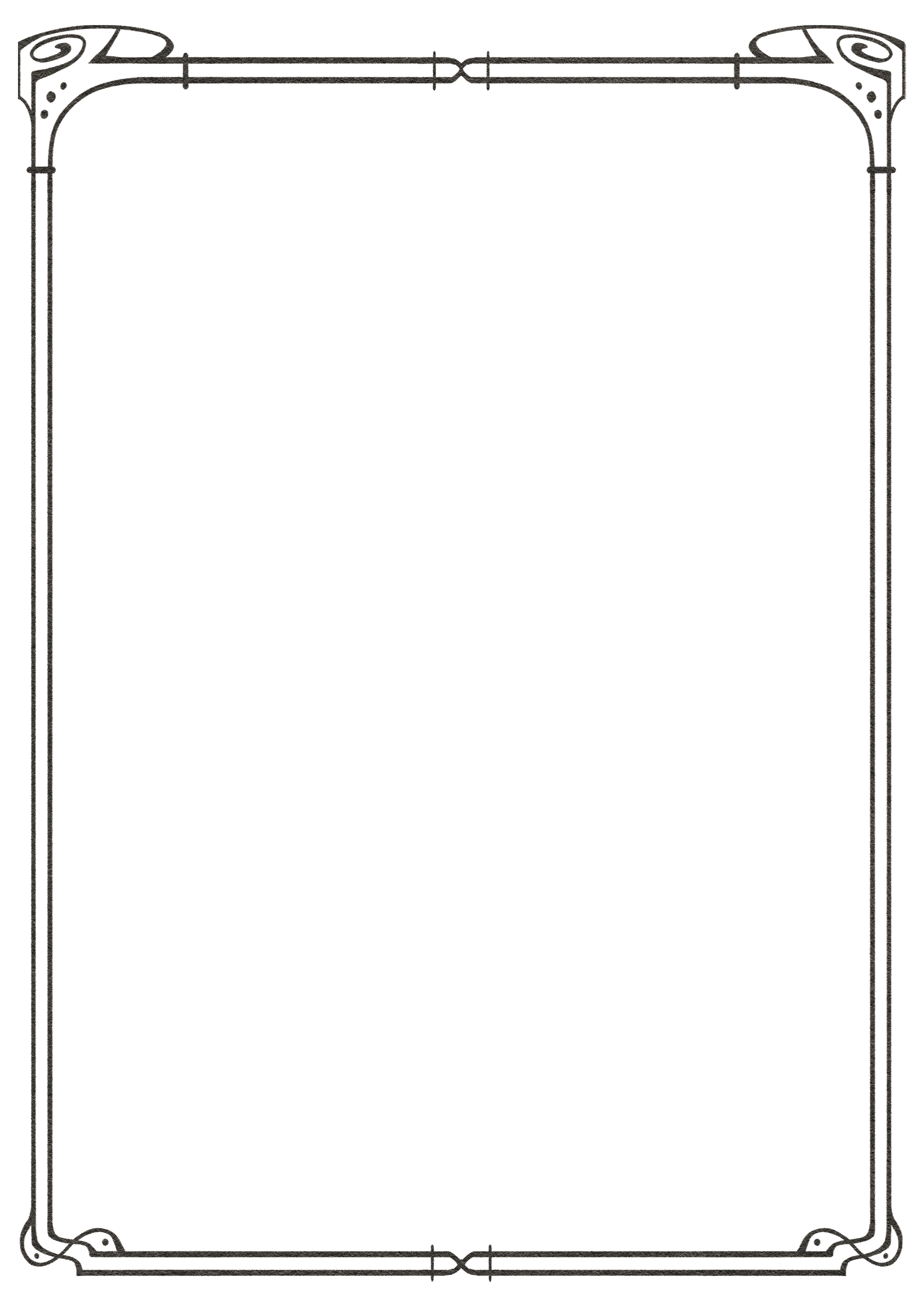 Empty ornate blackboard with a decorative silver frame.
