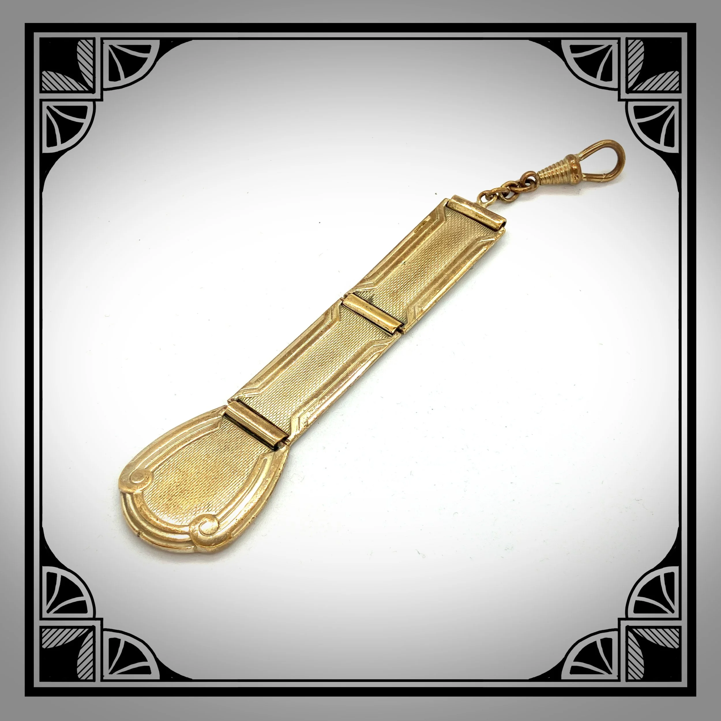1920s chatelaine fob gold 3 pieces 2.jpg