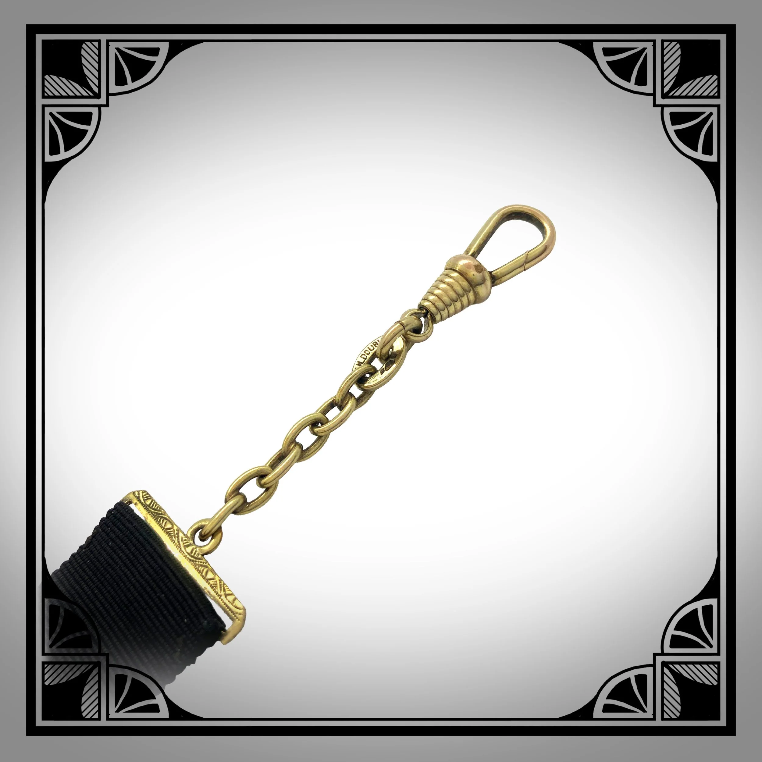 c1930 German Gold-Plated Art-Deco Chatelaine Fob by Friedrich Speidel, Pforzheim 2.jpg