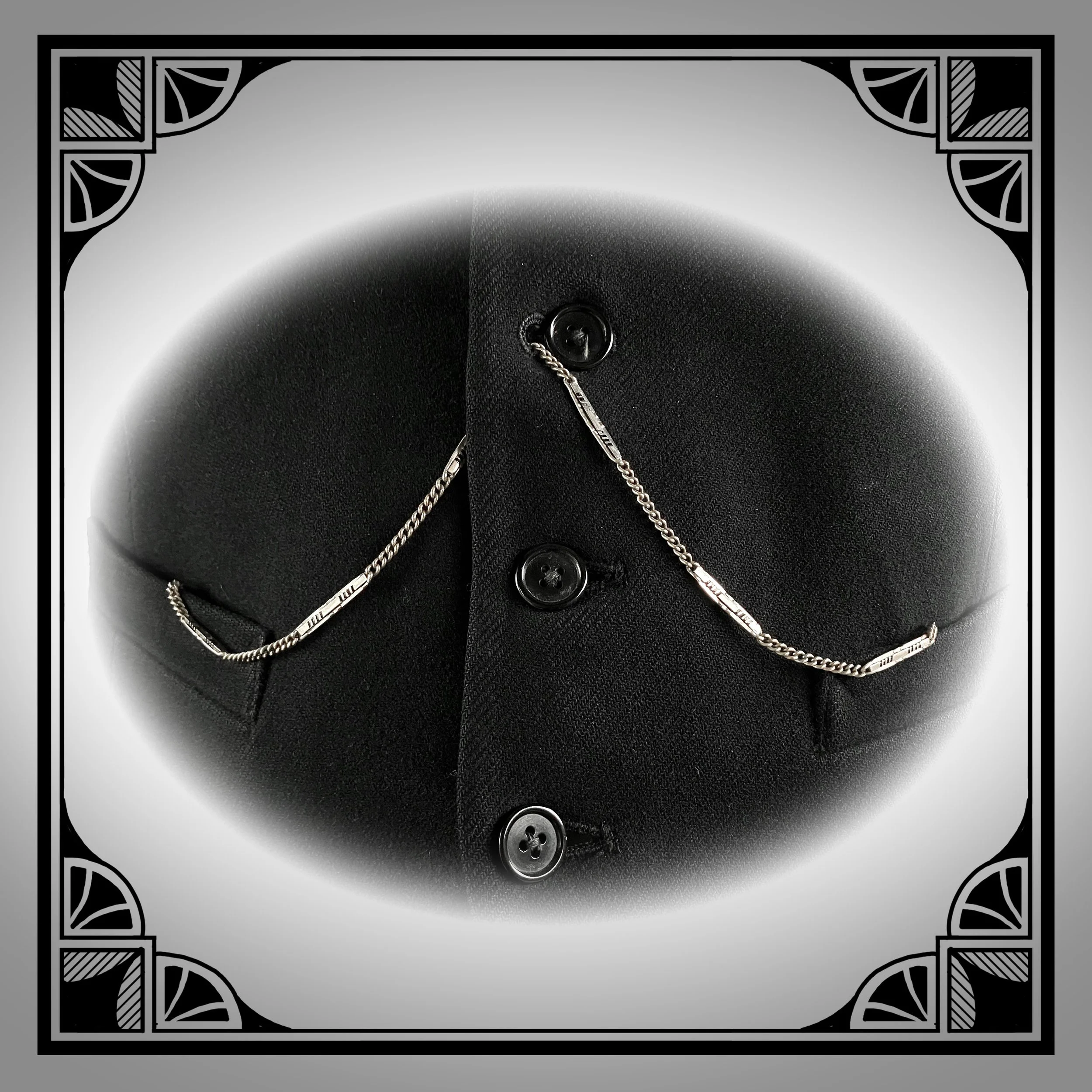 c1930 Nickel Art-Deco Waldemar chain 5.jpg