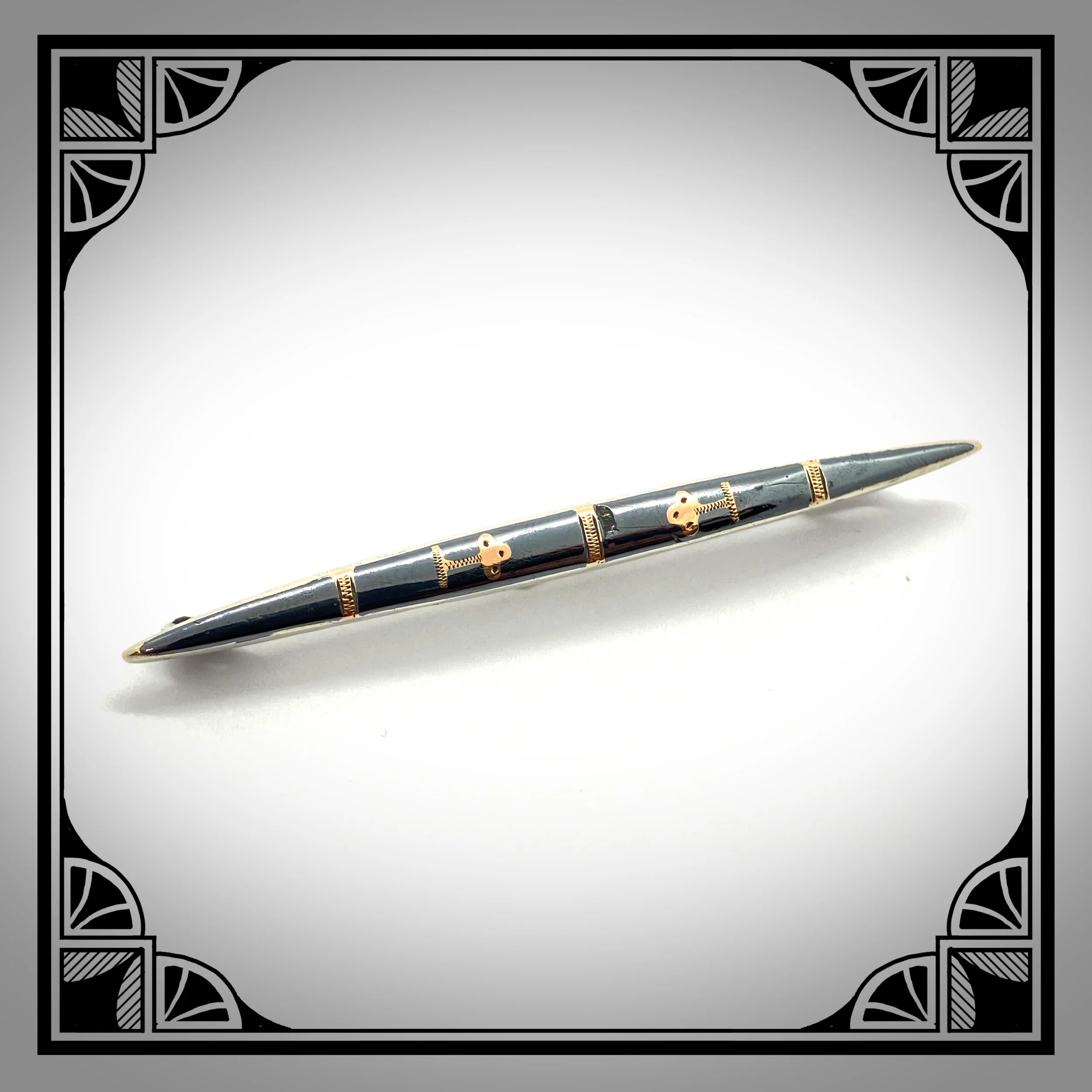 1900s Niello Silver bar pin.jpg