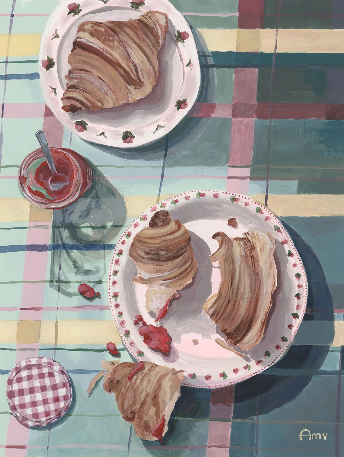 Website_AMY PRADELLE_PetitDejeunerMomentPrint_FineArtPrint_ParisArtist_CroissantArtwork.jpg