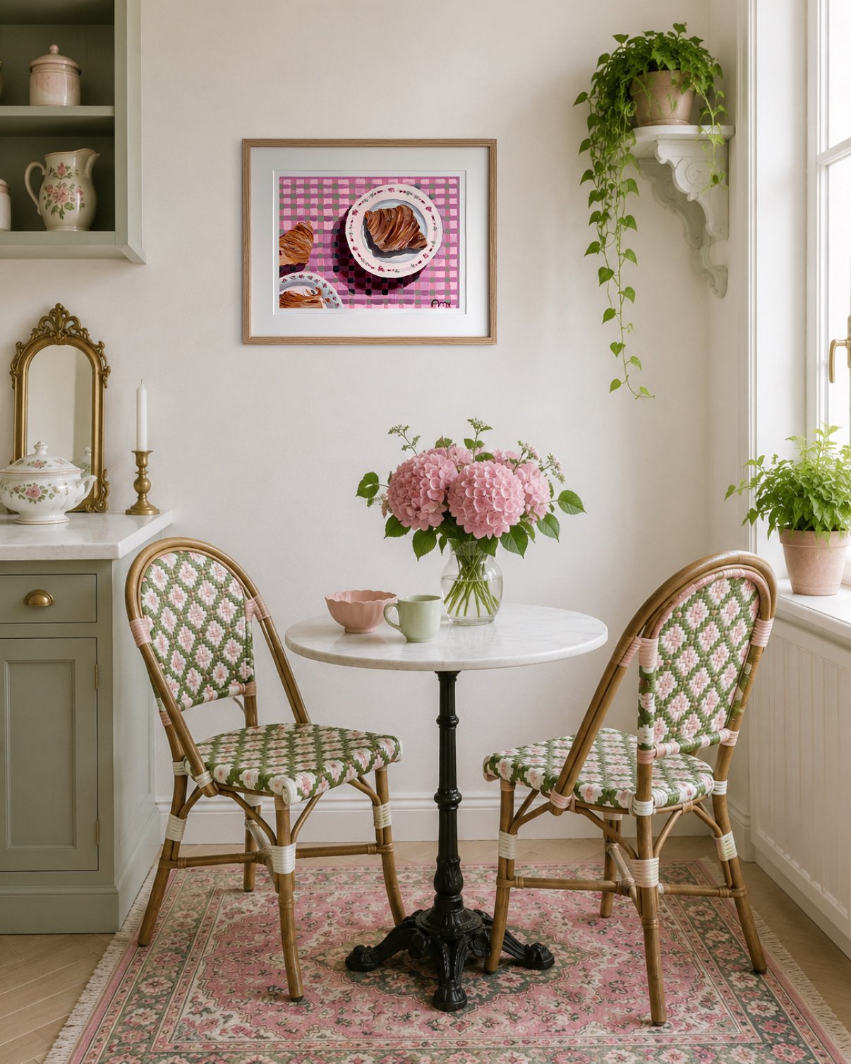 AmyPradelles_LifestyleImageforPaintng_BreakfastNook_CroissantMoment.JPG