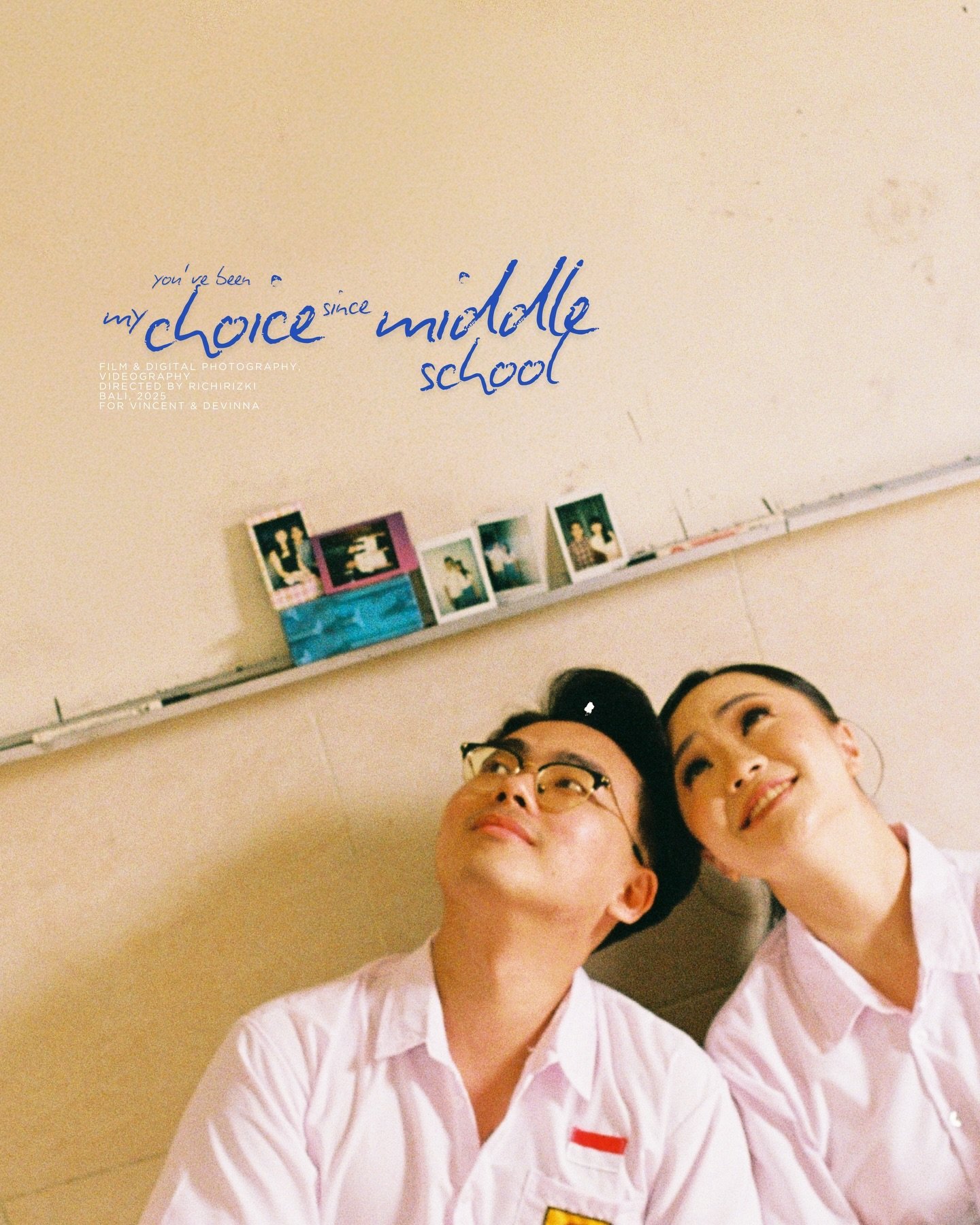 【You&rsquo;ve been my choice since middle school】

I never imagined that a meeting twelve years ago would lead us here. Through growth, lessons, and change, love continued to find its way back to us. Today, with certainty in our hearts, we begin a ne