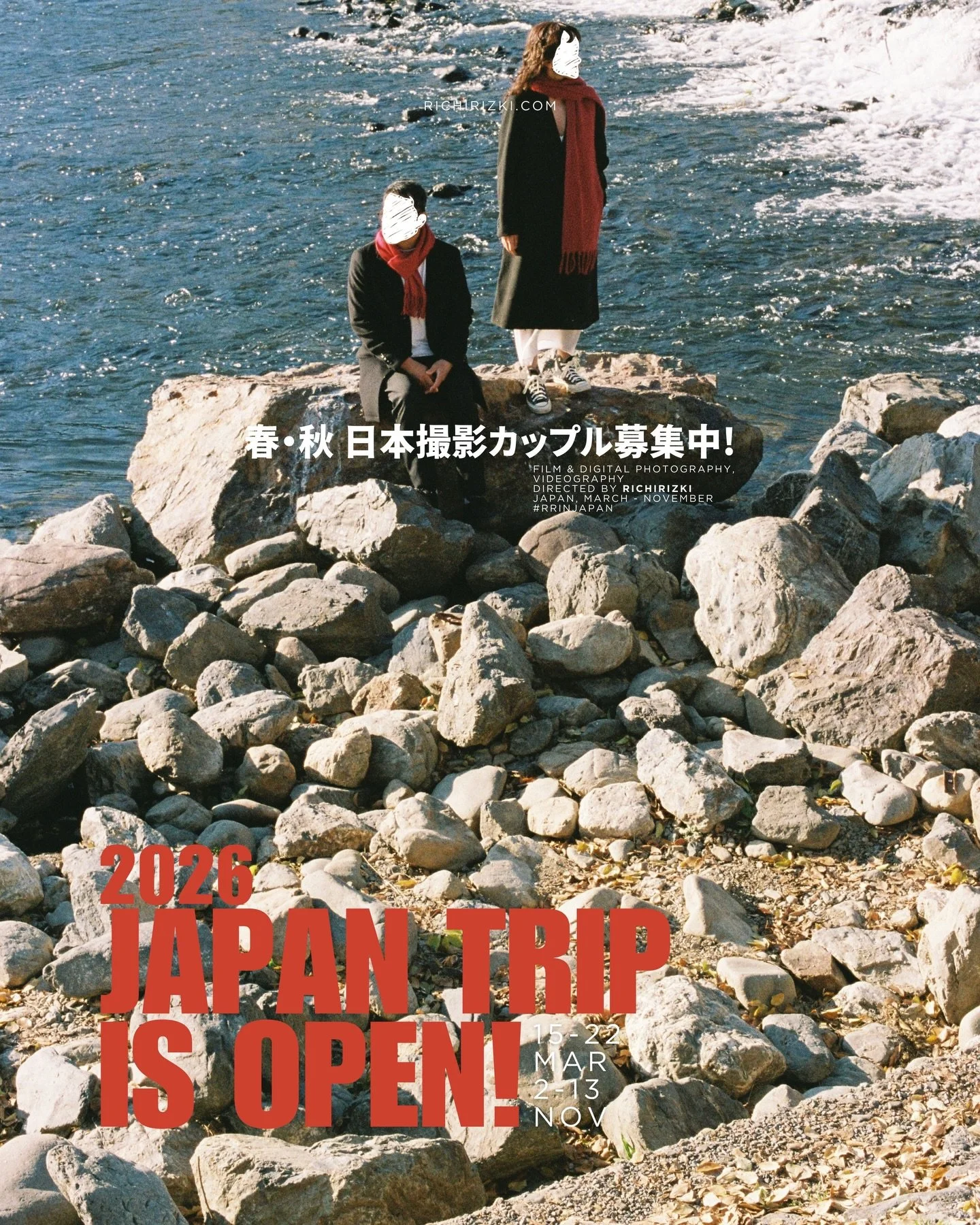 Japan is calling for your pre-wedding story 🇯🇵
#RRinJAPAN limited sessions available. Click the link in bio.

Be yourselves.
Get lost in the moment.
No limits, just love and creativity.

#byrichirizki #japanprewedding #japanphotographer