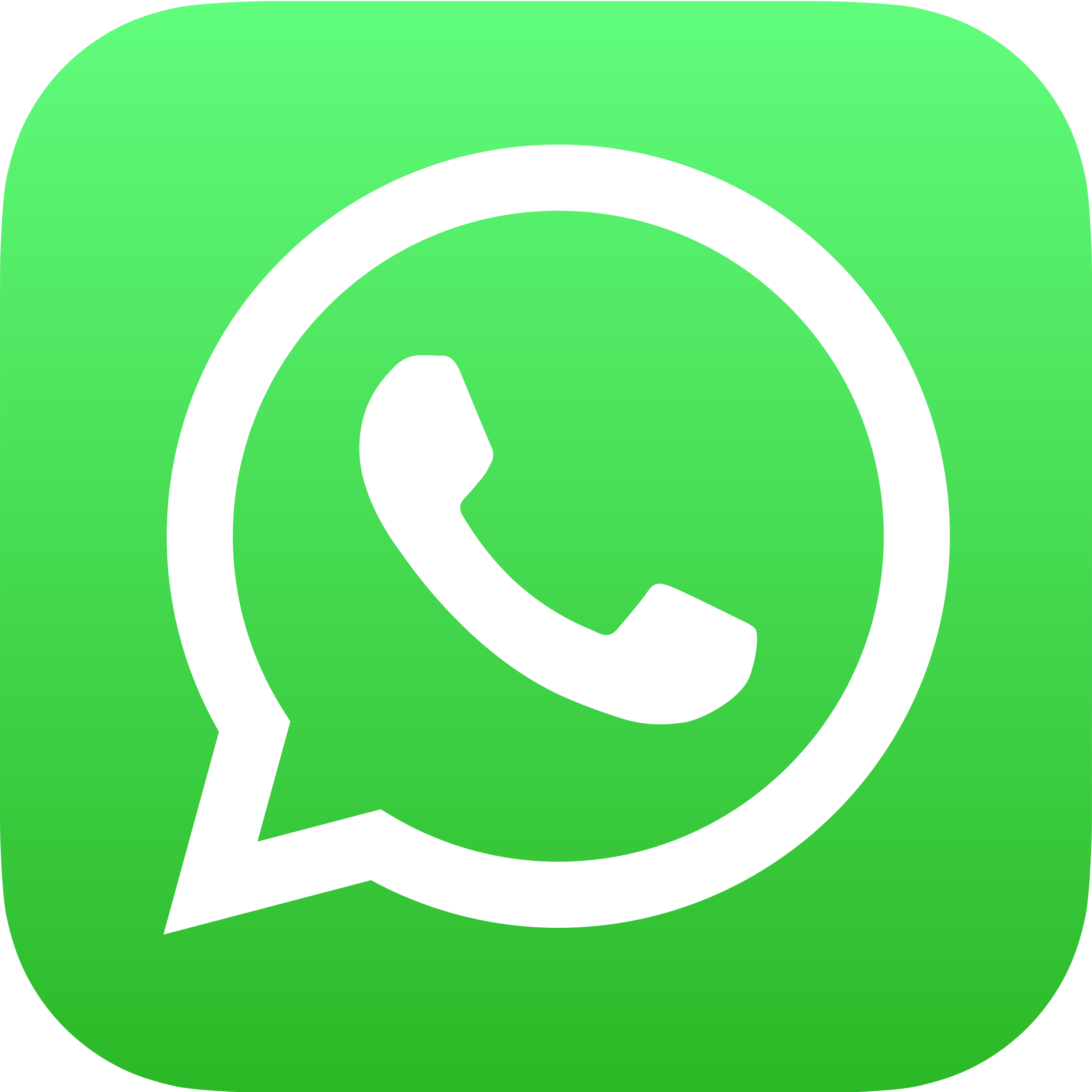 Green WhatsApp logo with a white speech bubble and phone icon inside.