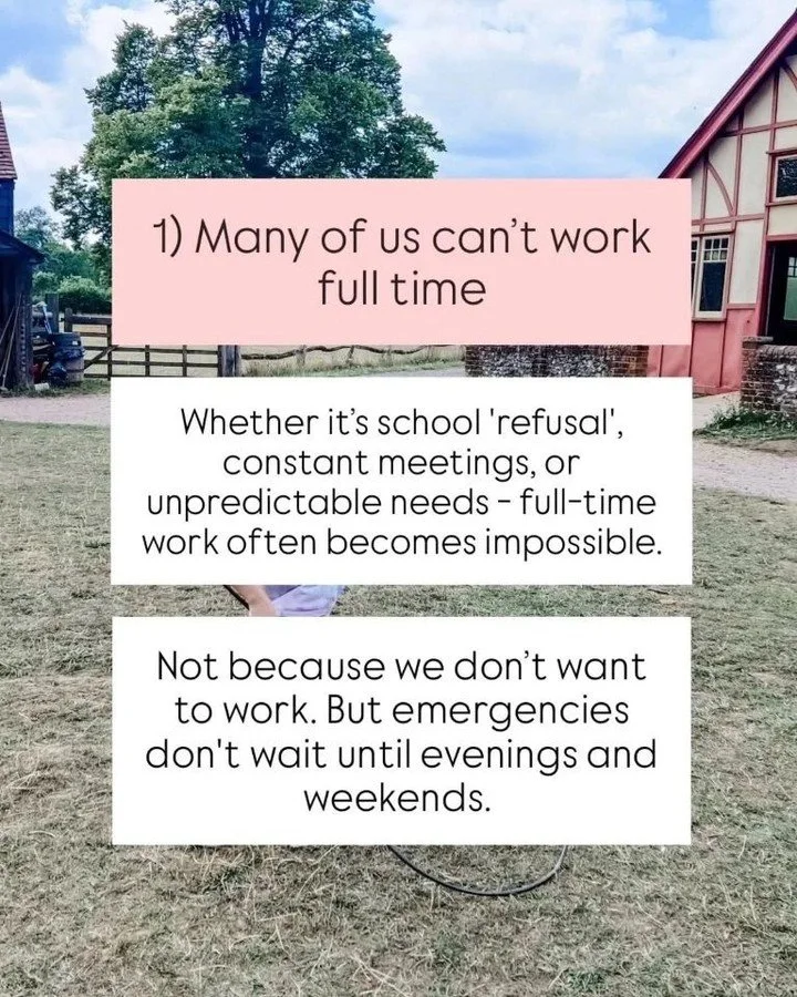 I was one of these parents who never thought that I would ever be able to work again, as I had 3 children with needs that needed constant support. Then I decided not I have the right to thrive, just as much as my children. My role as a carer is not t