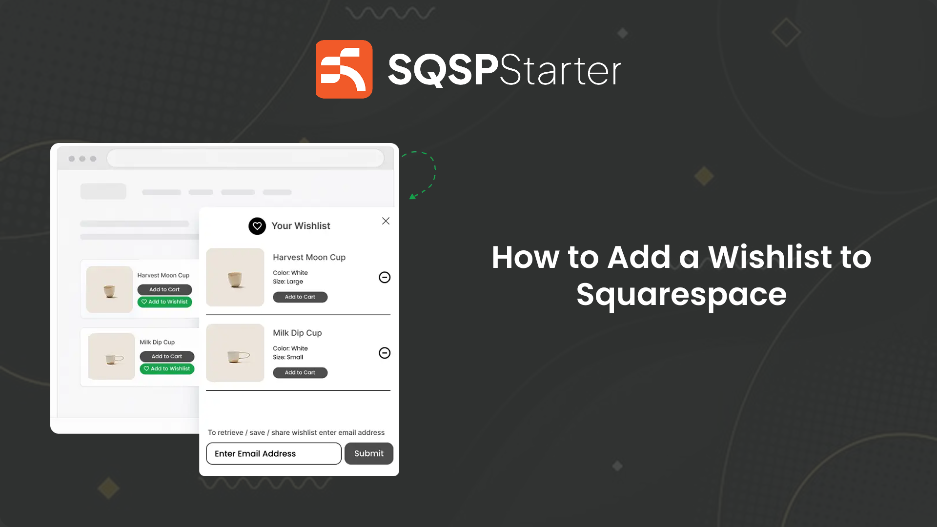 How to Add a Wishlist to Squarespace