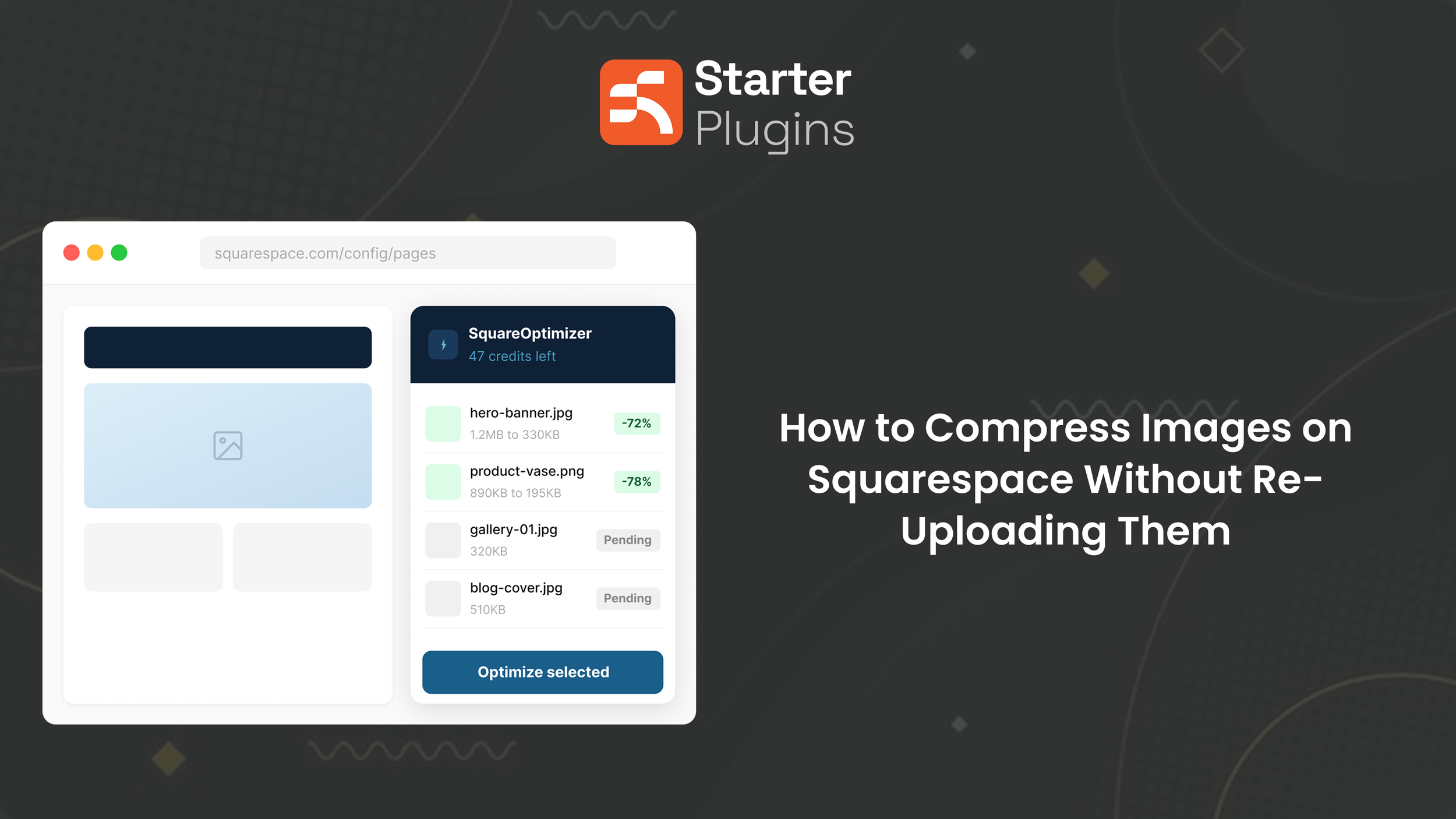 How to Compress Images on Squarespace Without Re-Uploading Them
