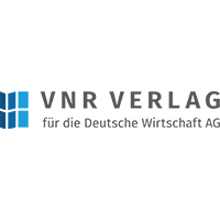 Logo von VNR Verlag, bestehend aus blauen Fenster-Ikonen und schwarzer Schrift