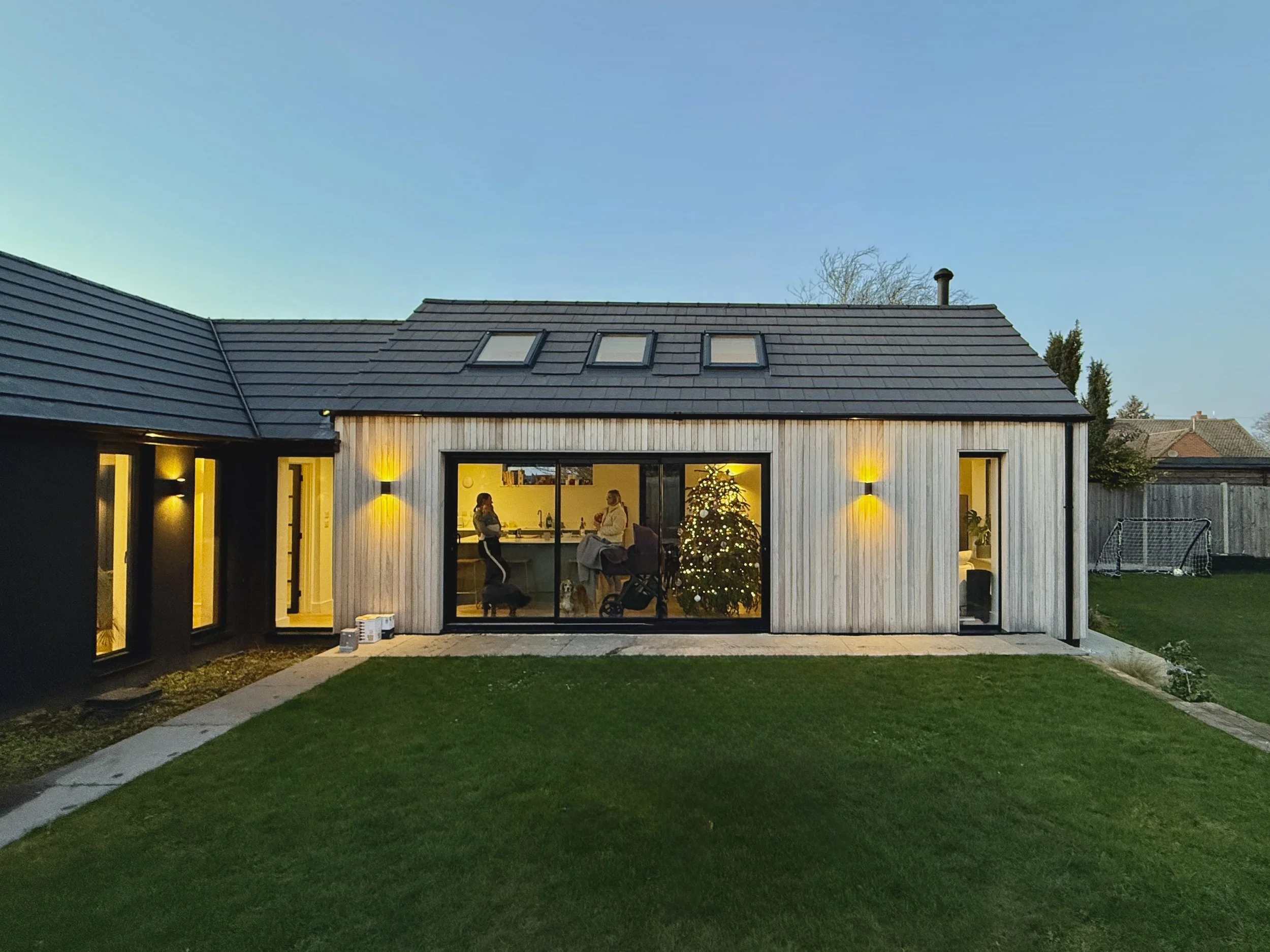 Rear extension After 