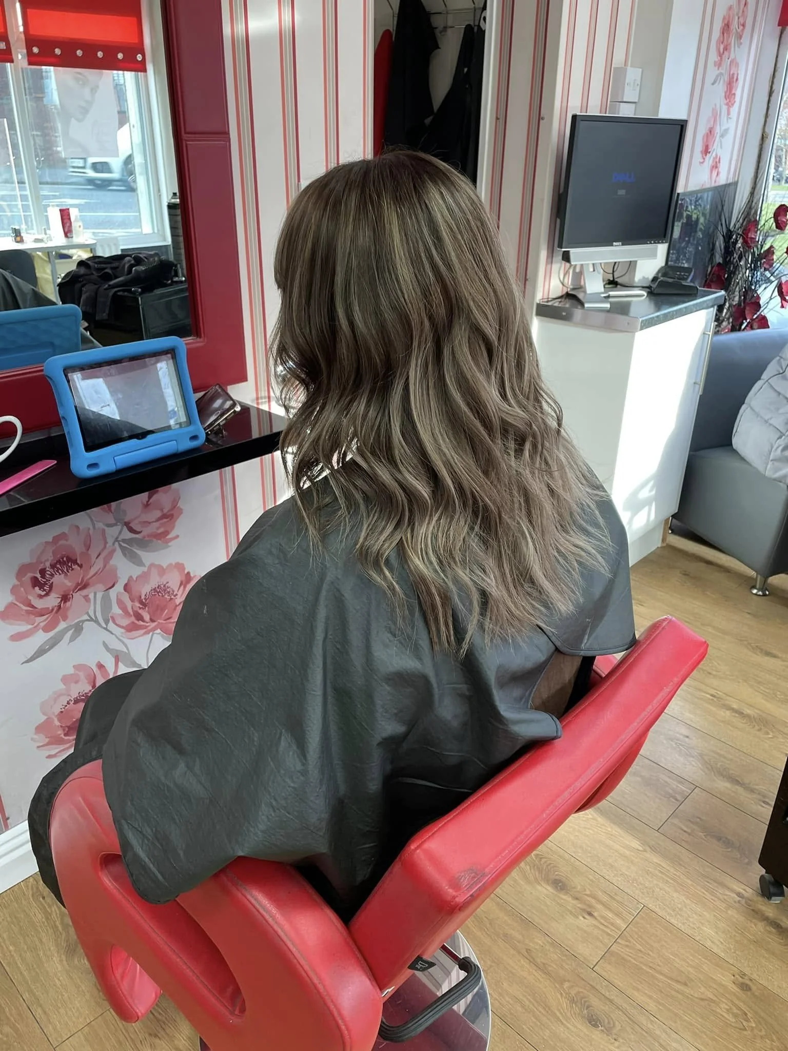 Hair transformation completed and Zigz Sunderland.