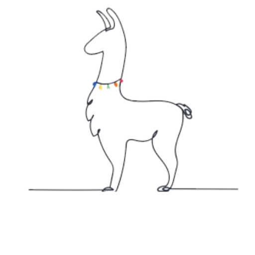 Alpaga, symbole du gîte Au temps Suspendu