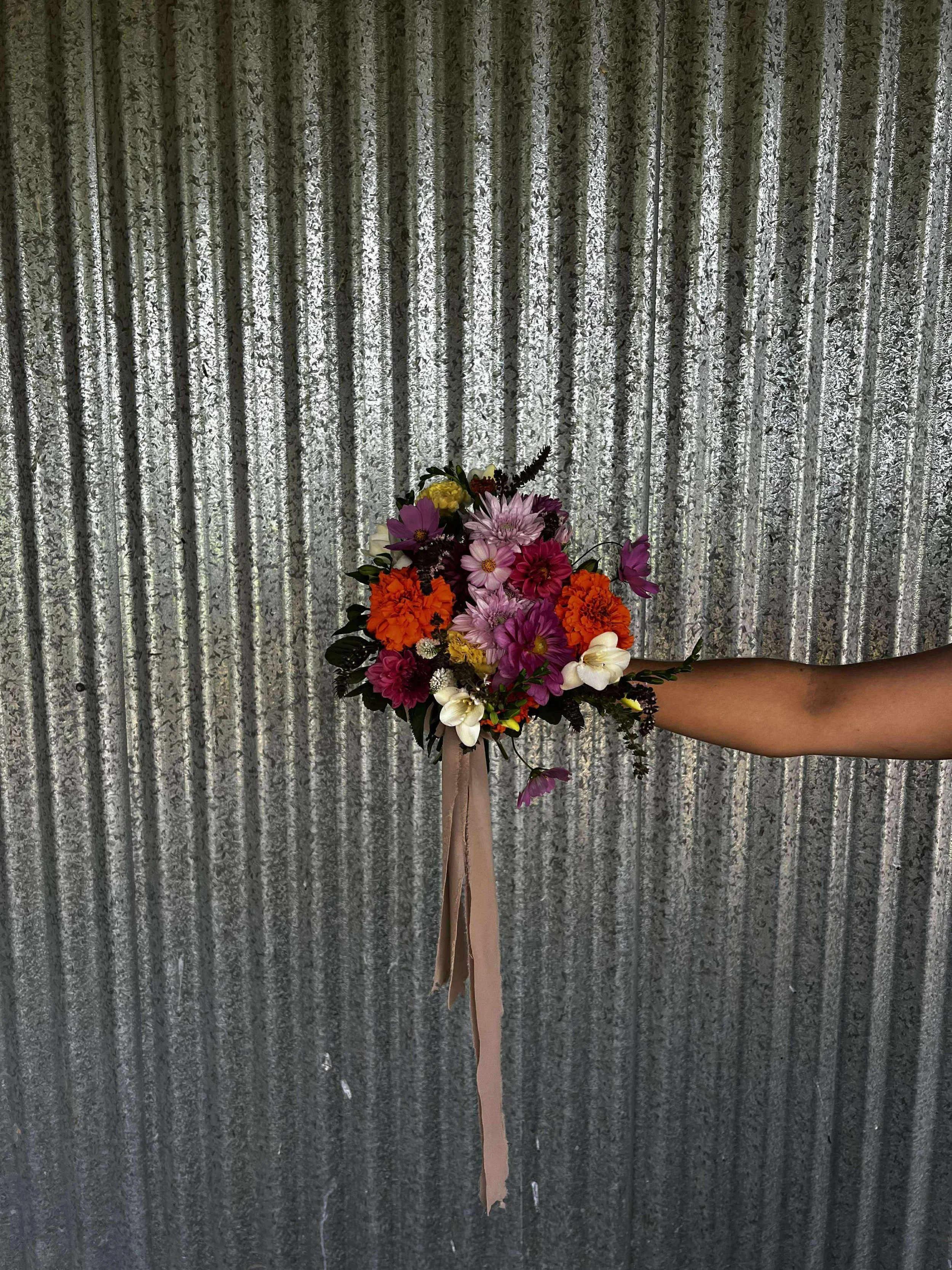 bright, colourful bouquet
