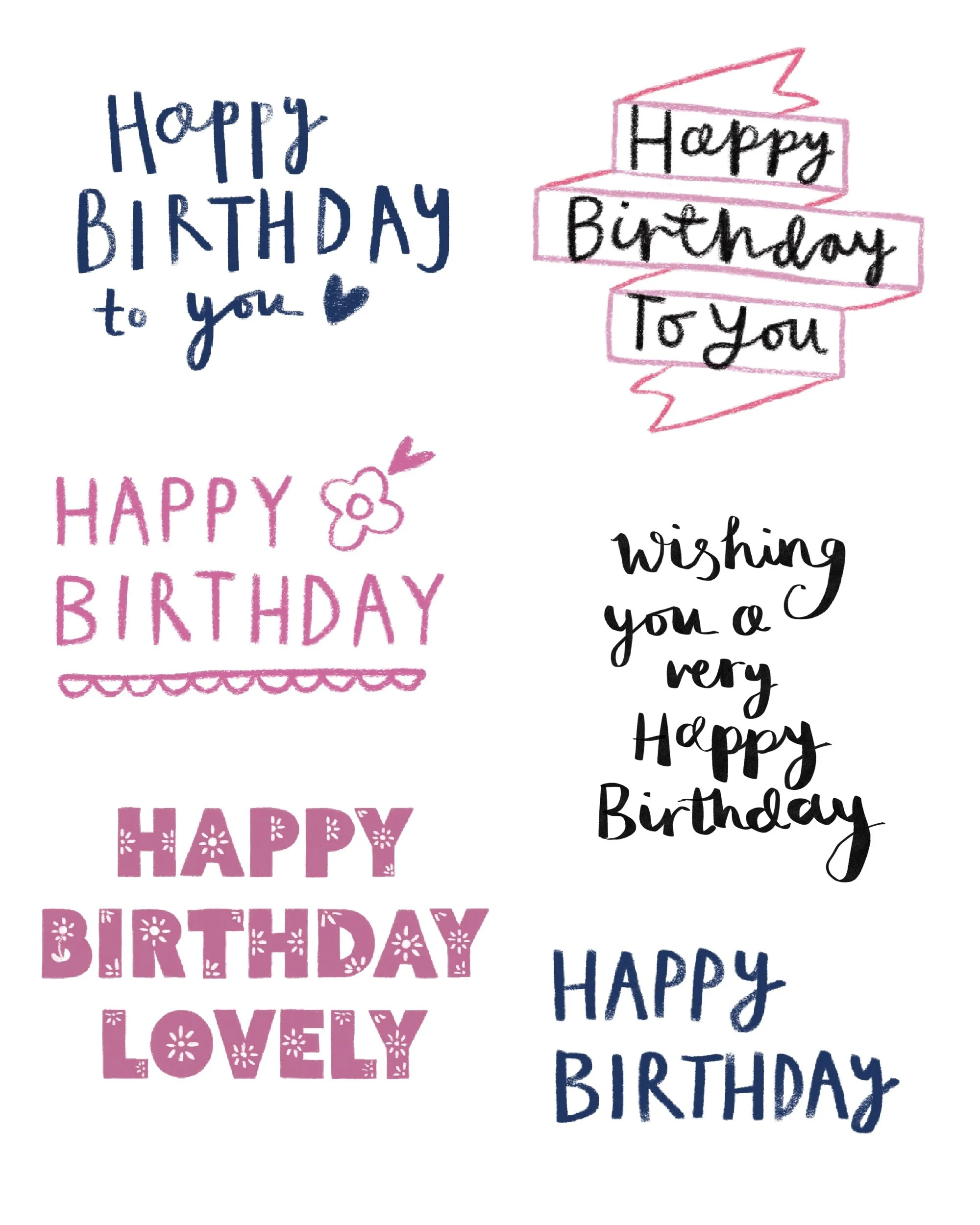 handwriting for the greeting card industry