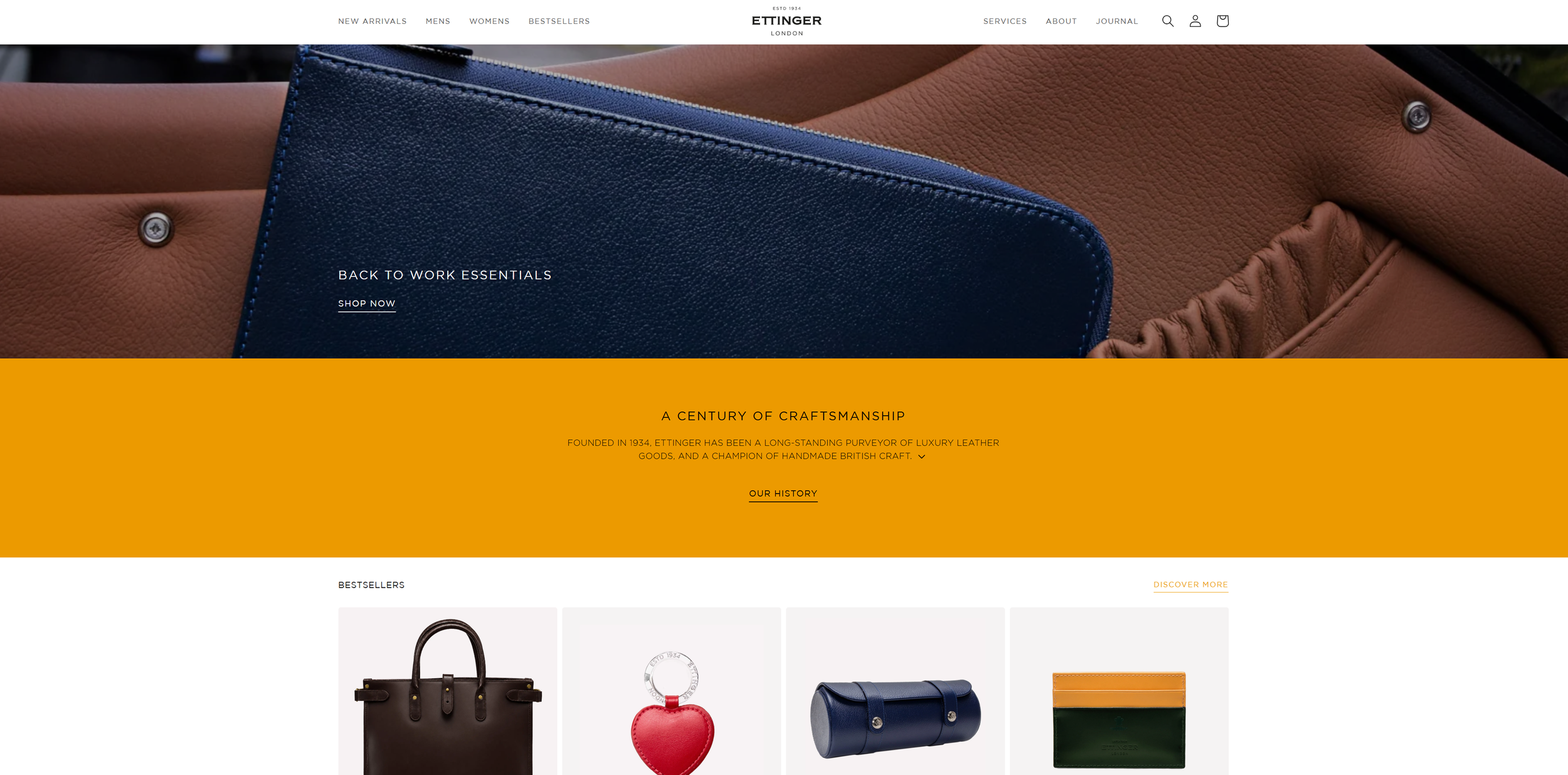 Ettinger Homepage