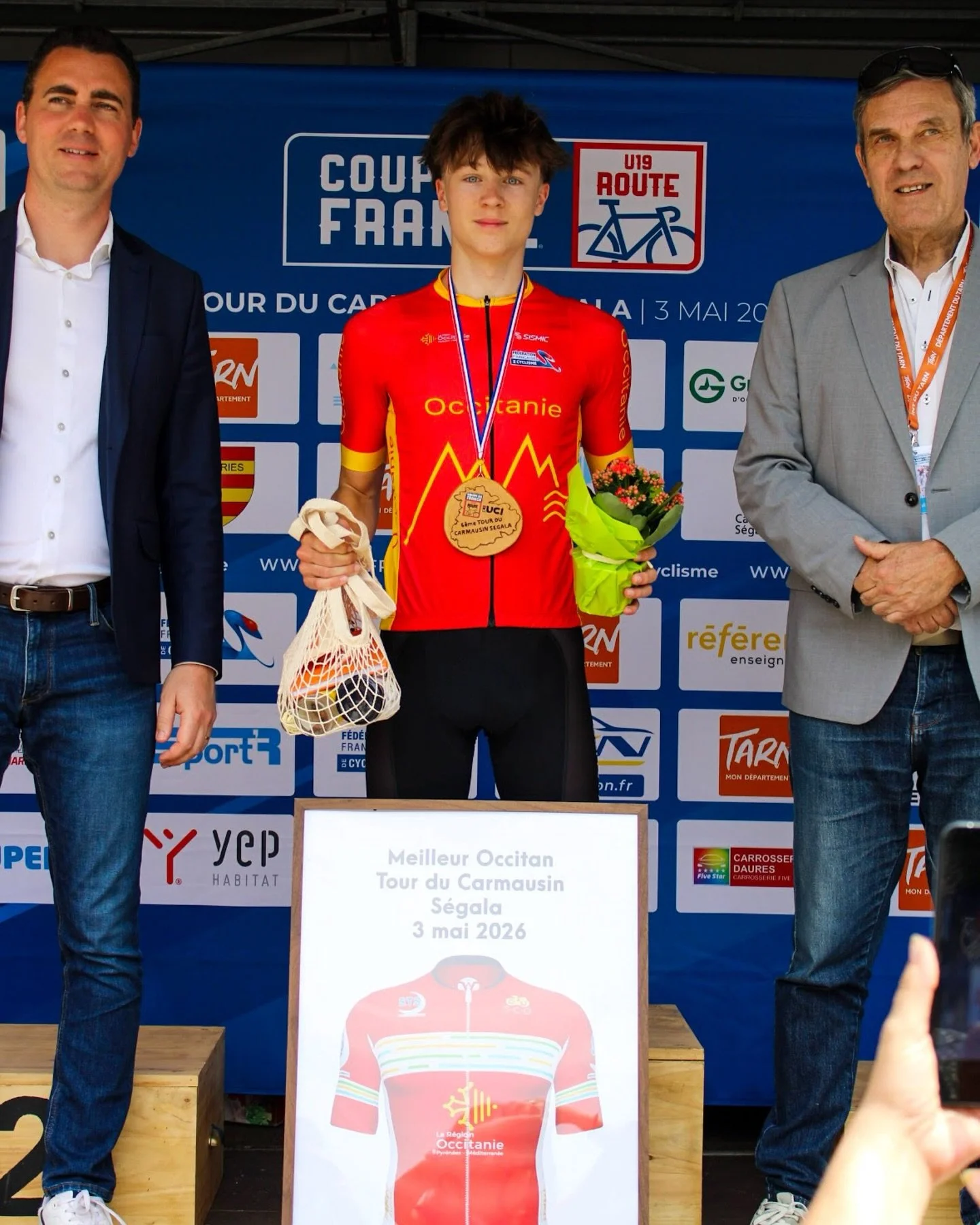 Week-end intense sous les couleurs de la s&eacute;lection occitane @occitanievelo 🔴🟡

De vendredi &agrave; dimanche, 4 de nos coureurs &eacute;taient engag&eacute;s sur un encha&icirc;nement relev&eacute; avec le Chrono 47, le chrono juniors de Cin