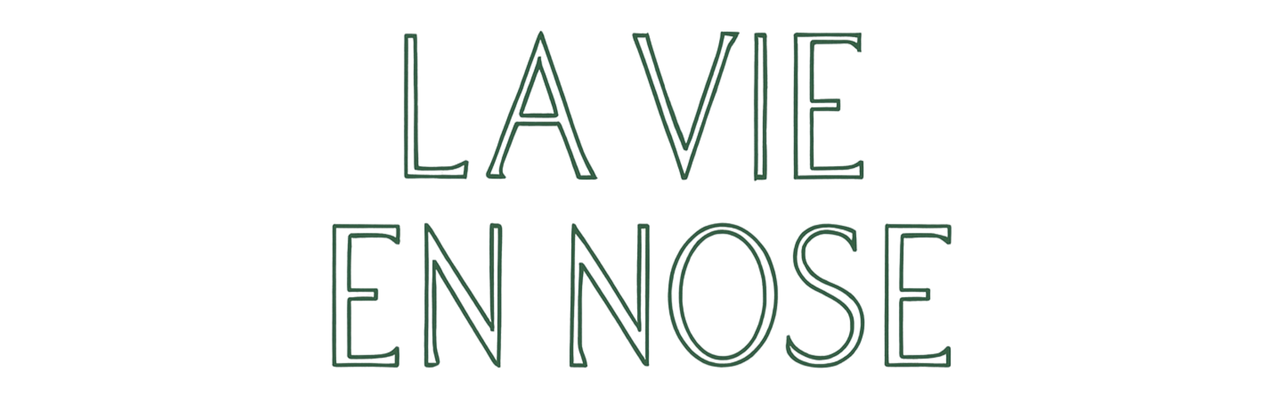 Handrawn font, La Vie en Nose,