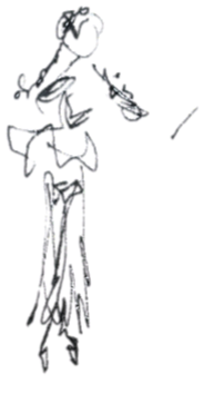 Une femme qui peint avec un pinceau sur une toile.