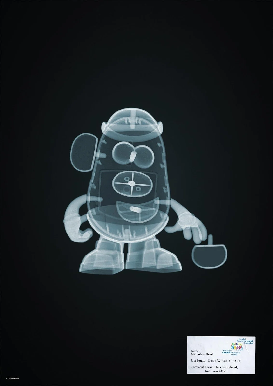 Disney/Crumlin Children's Hospital - X-Ray Story - Mr. Potato head