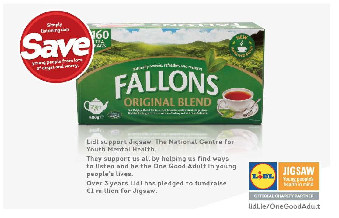 Lidl/Jigsaw - Save sticker on packs