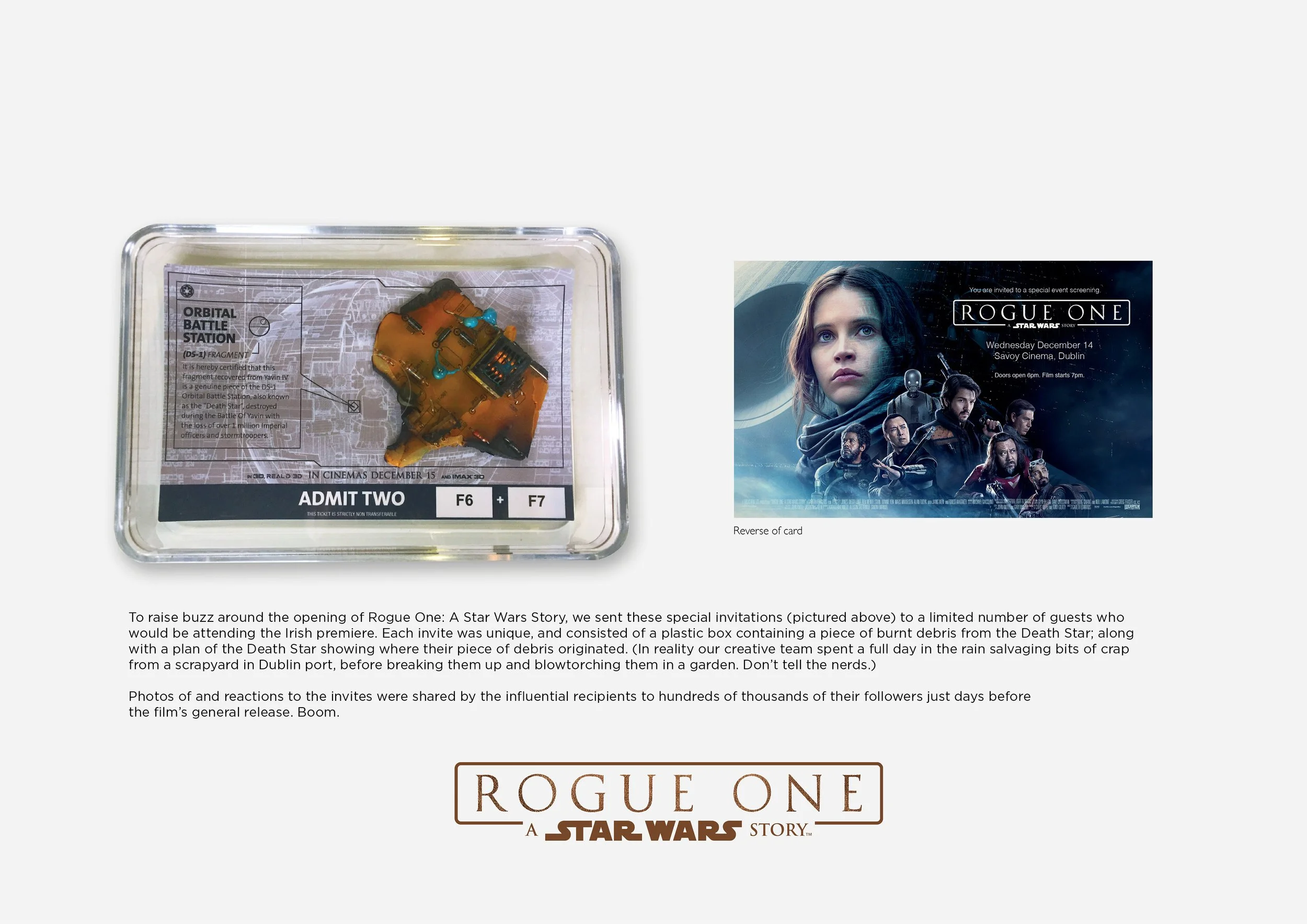 Disney - Rogue one invite