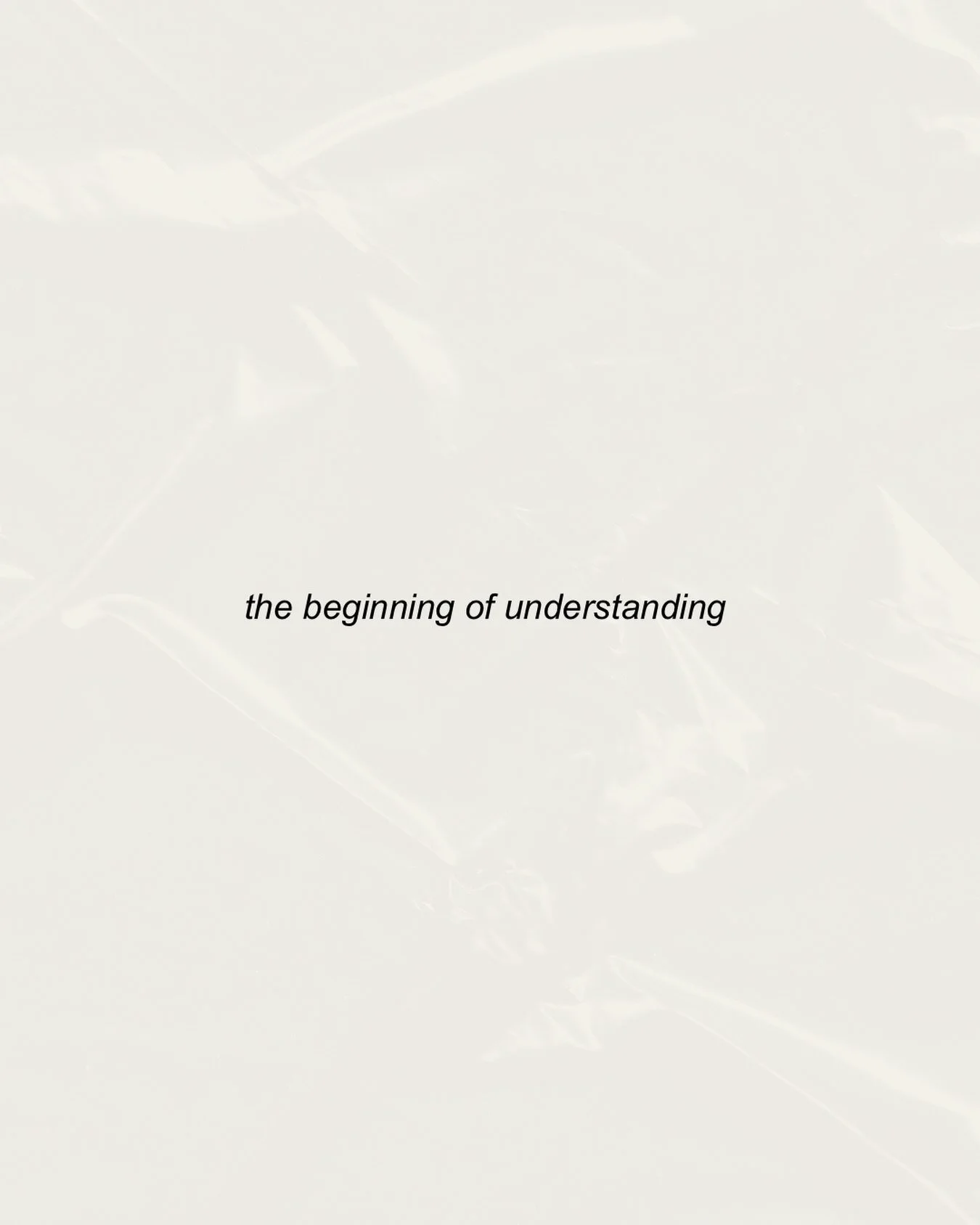 It almost begins&hellip;