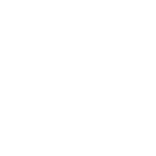 Outline of an open envelope with a letter inside.