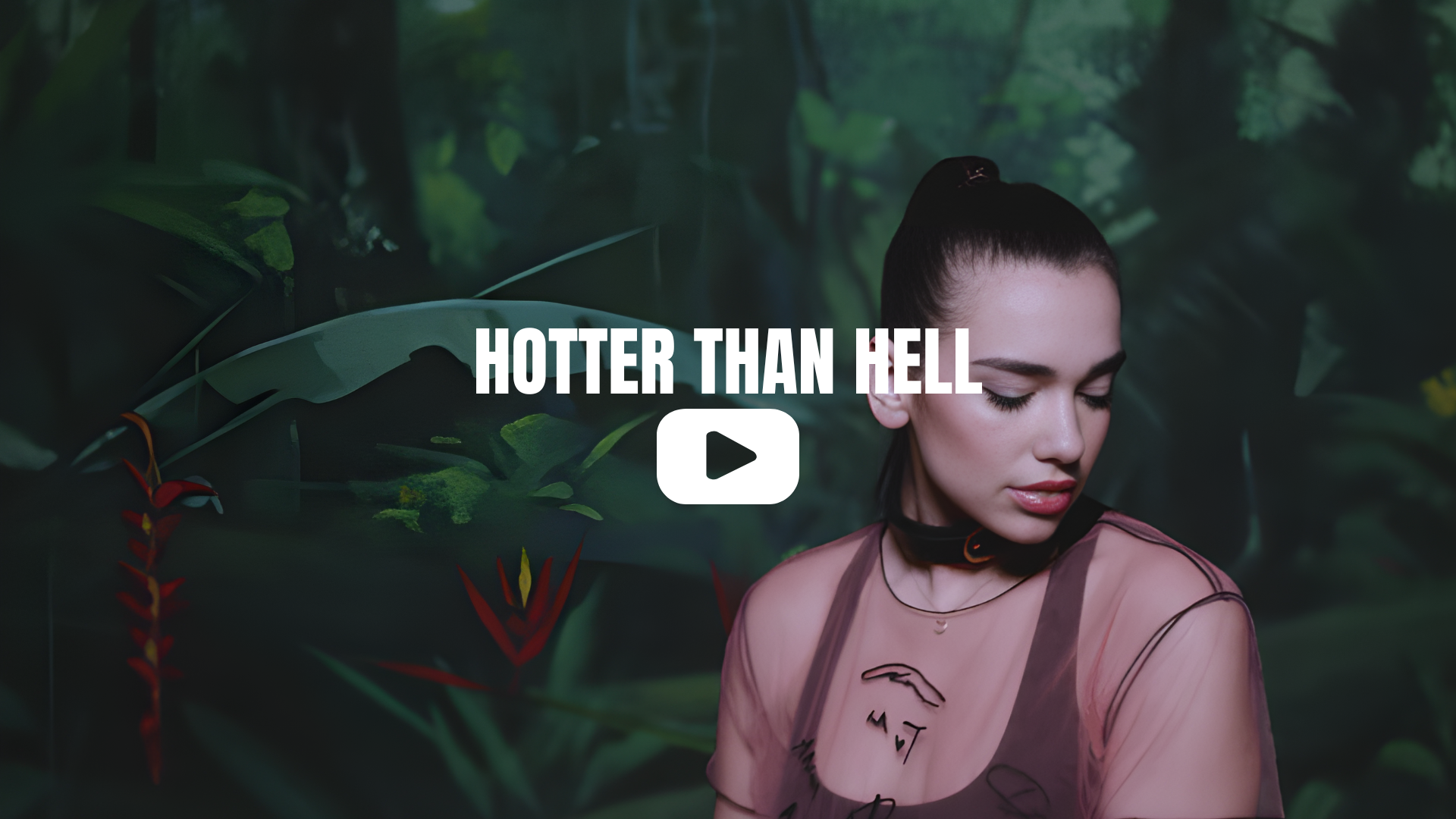 A still from Dua Lipa's Hotter Than Hell campaign