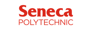 Seneca Polytechnic logo in red text on a white background