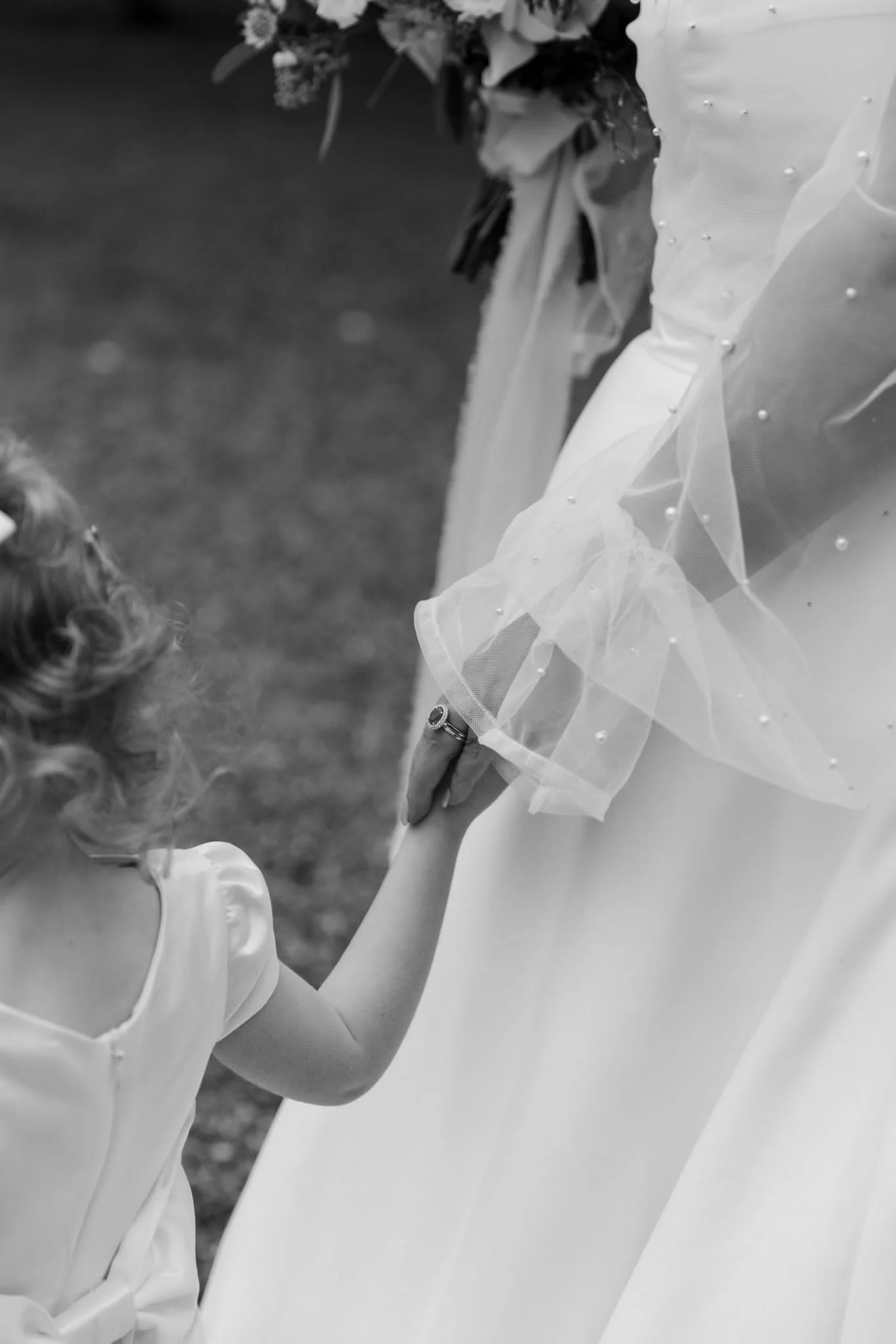 Bespoke Pearl tulle bridal jacket by Beatrice Espinosa