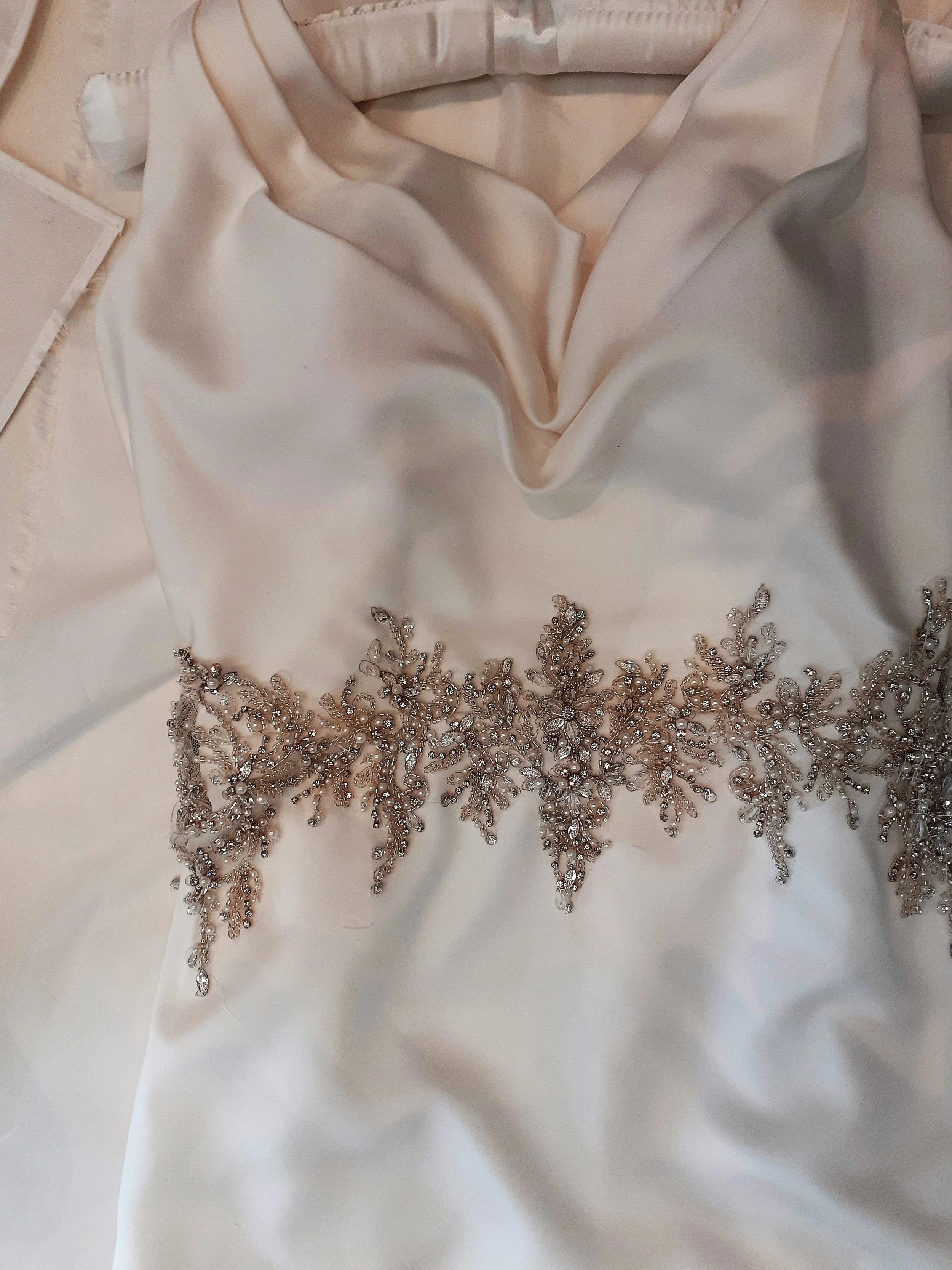 Beaded wedding dress