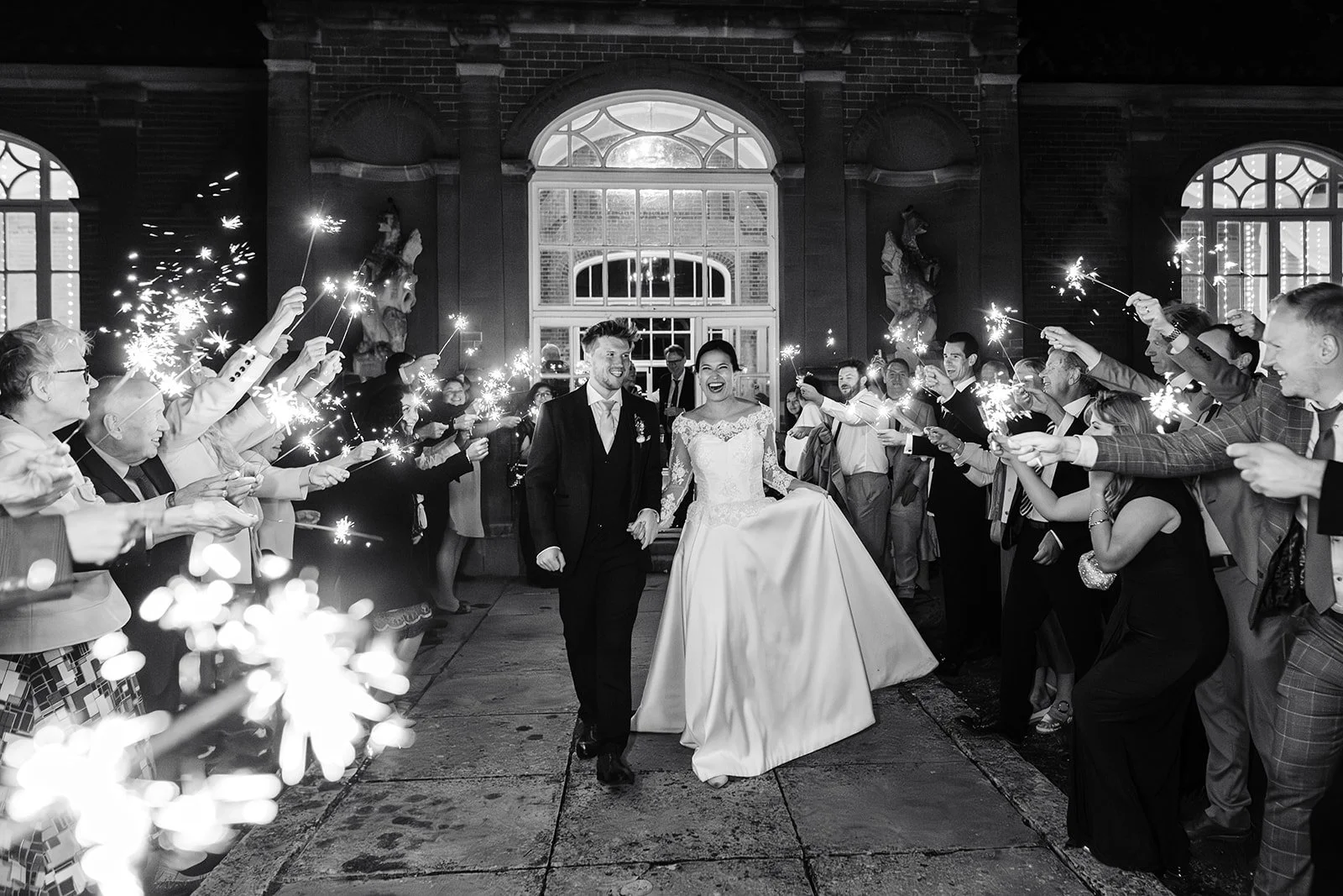 Couture mikado and lace wedding dress by Beatrice Espinosa