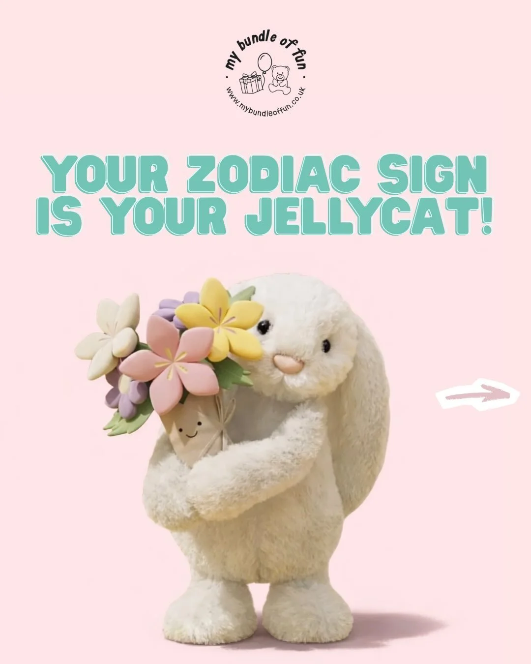 Your Zodiac sign = your Jellycat friend!✨🧸🩵🌈 Let us know which Jellycat you are in the comments👇🏽

#jellycat #jellycatlondon #plushies #zodiacsigns #londongifts