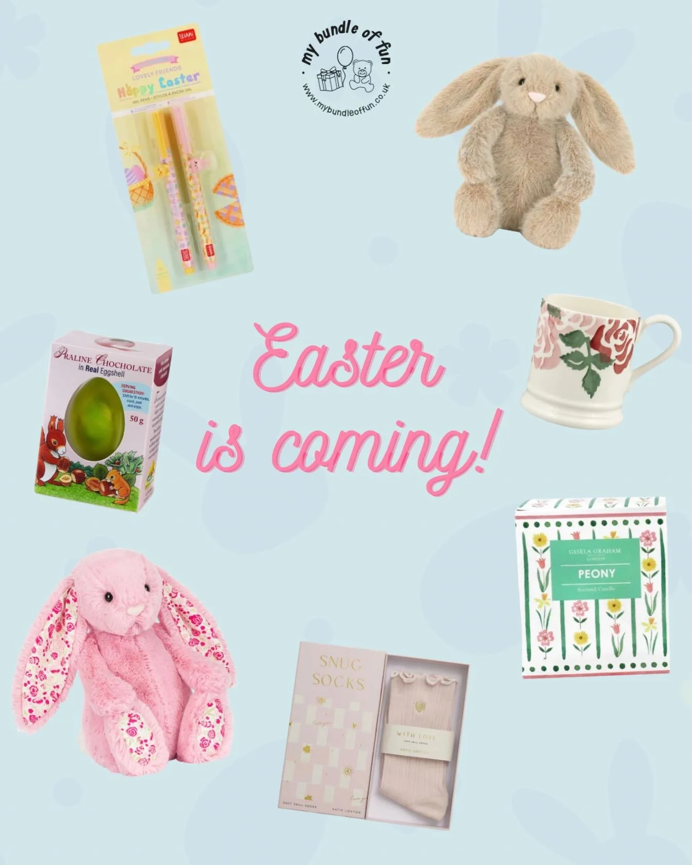 It&rsquo;s Easter Sunday next week and we have the perfect selection of gifts for all in store🐣💕
Visit us in Cockfosters to check out all we have✨
#easter #eastergift #giftshop #jellycat