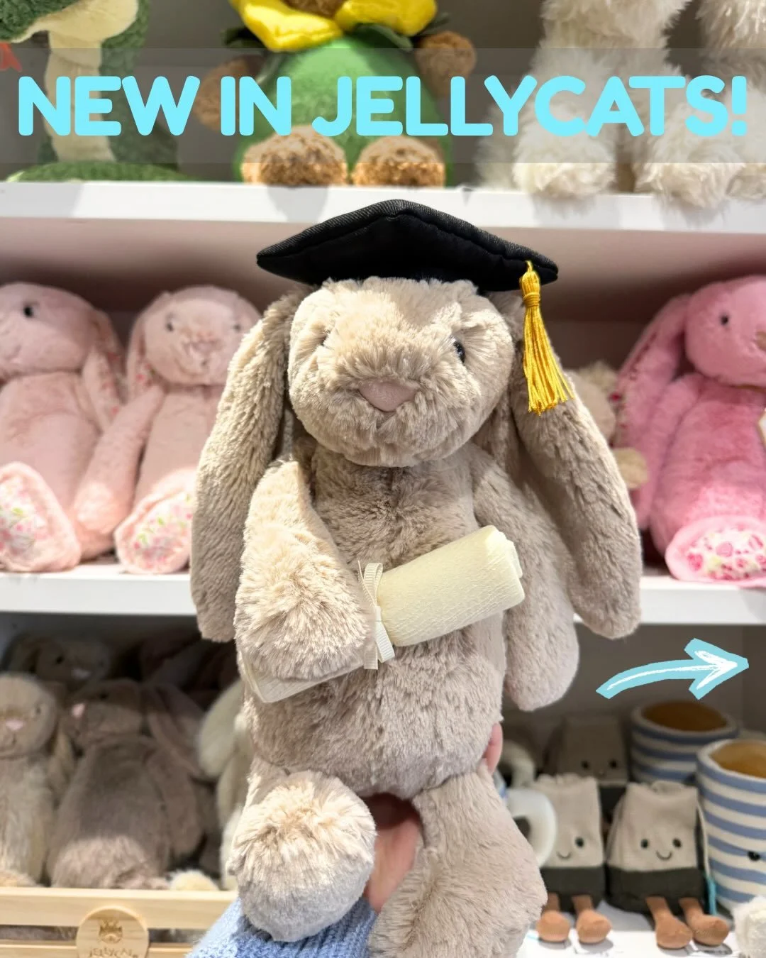 Meet the newest Jellycat friends - the perfect cuddle, gift, or little treat for yourself 🩵

Pop in and find your favourite before they hop off the shelves! 🫶🏼

#jellycat #jellycatlondon #sharingjoy #jellystores