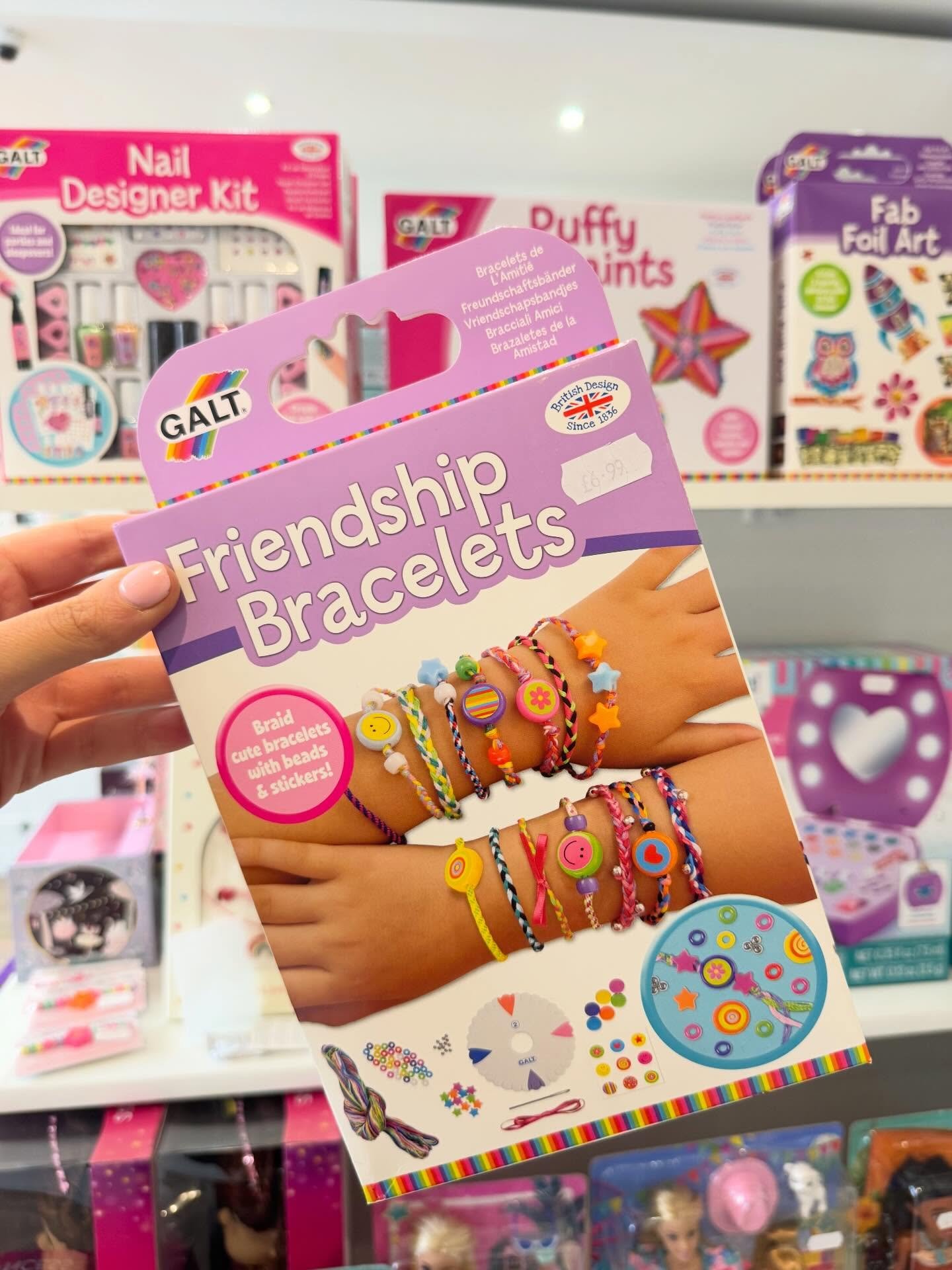 Looking for a gift or creative weekend activity? ✨🎀
From friendship bracelets and nail-art to colourful bead kits, we&rsquo;ve got plenty of creative fun waiting in store🎨

#beadbracelets #creative #kidsactıvıtıes #artsandcraft #gift