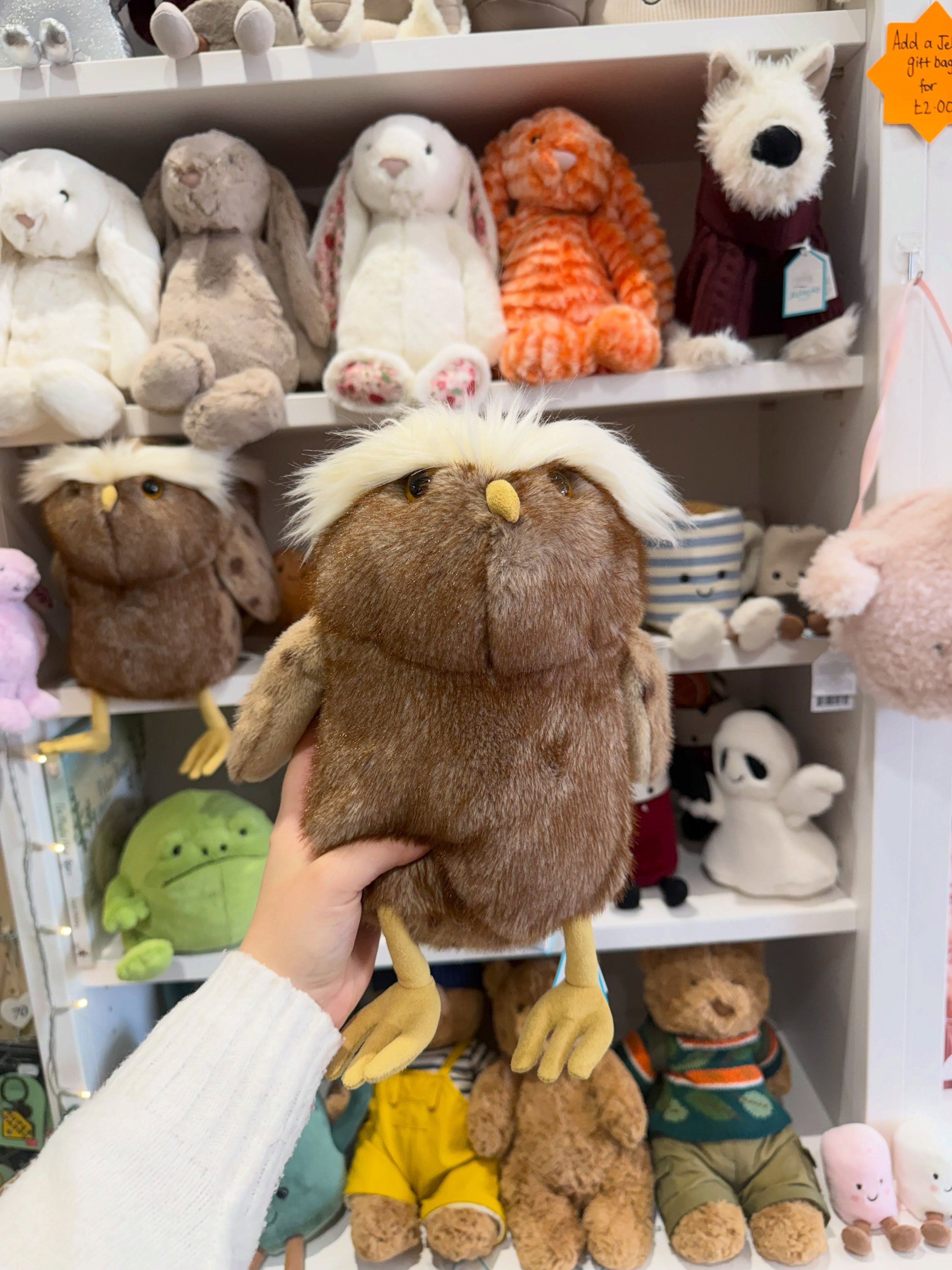 The Tawoola Owl is now in stock at My Bundle of Fun! 🦉🤎

#Jellycat #jellycatsofinstagram #jellycatcollector #jellycatlondon #giftshop